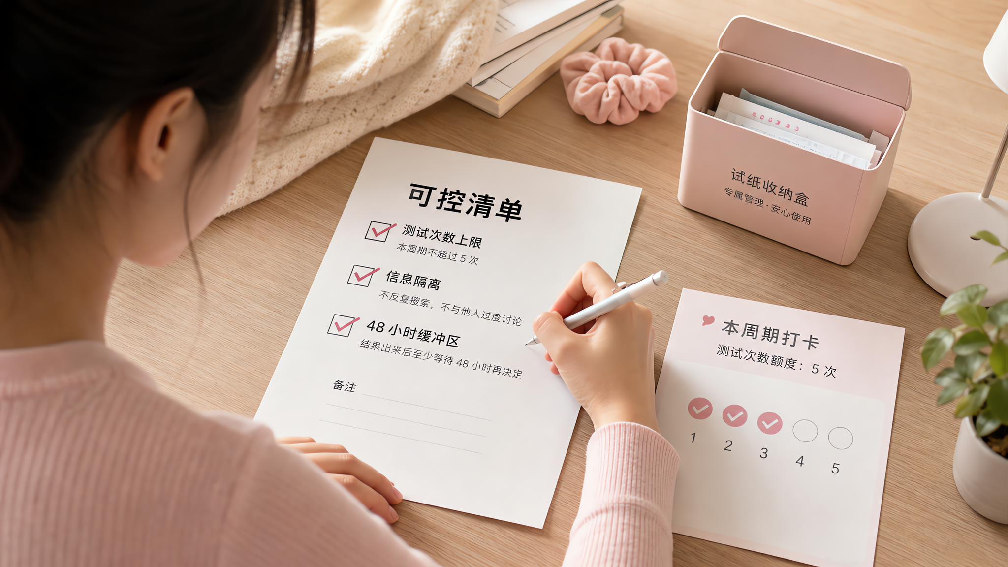 排卵后总想测？用三件套把开盲盒焦虑关进笼子