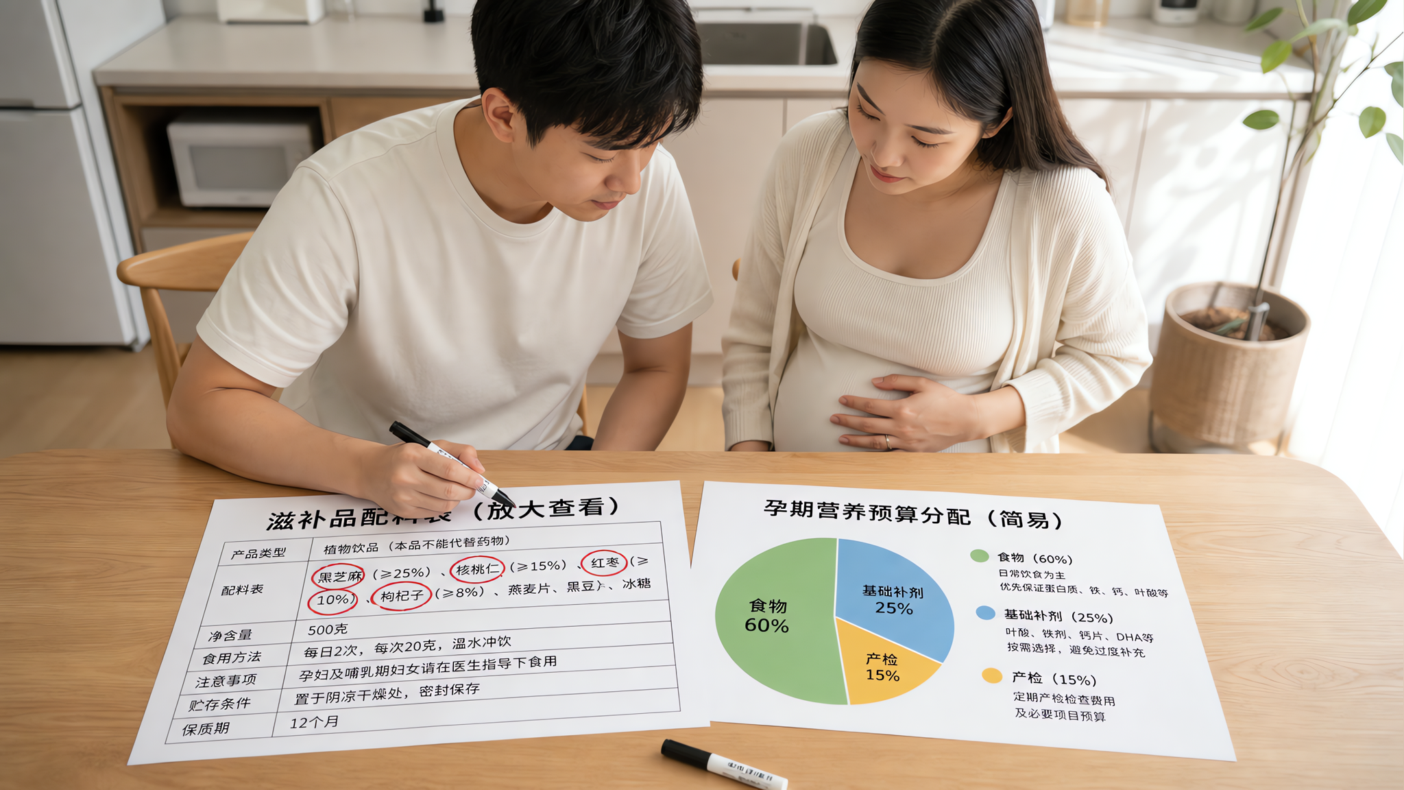 孕期滋补别被直播间带跑：配料表三问避坑