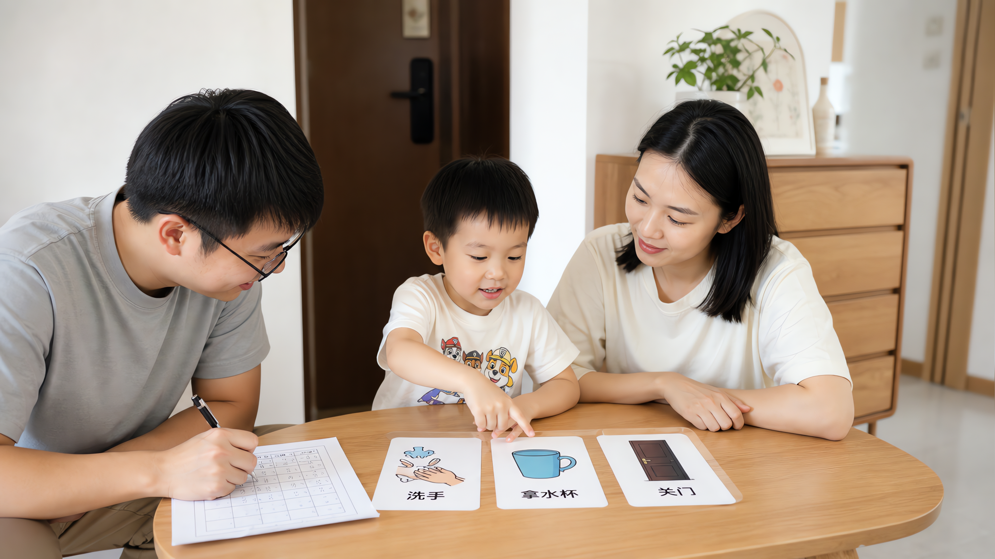 孩子听完就忘？试试3张指令卡，两周把2步做稳到3步