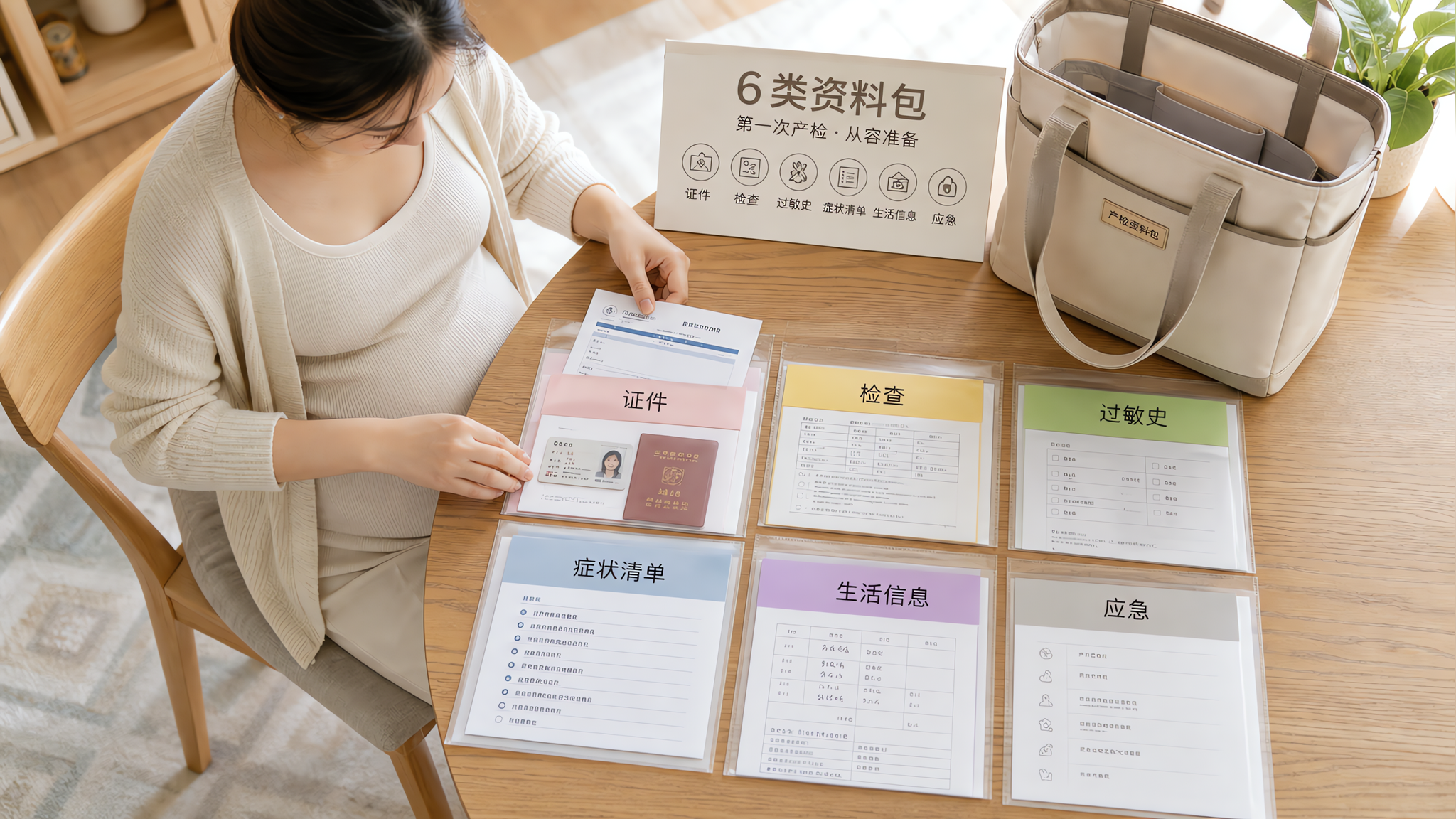 第一次产检首诊：只带6类资料，别再翻包到崩溃