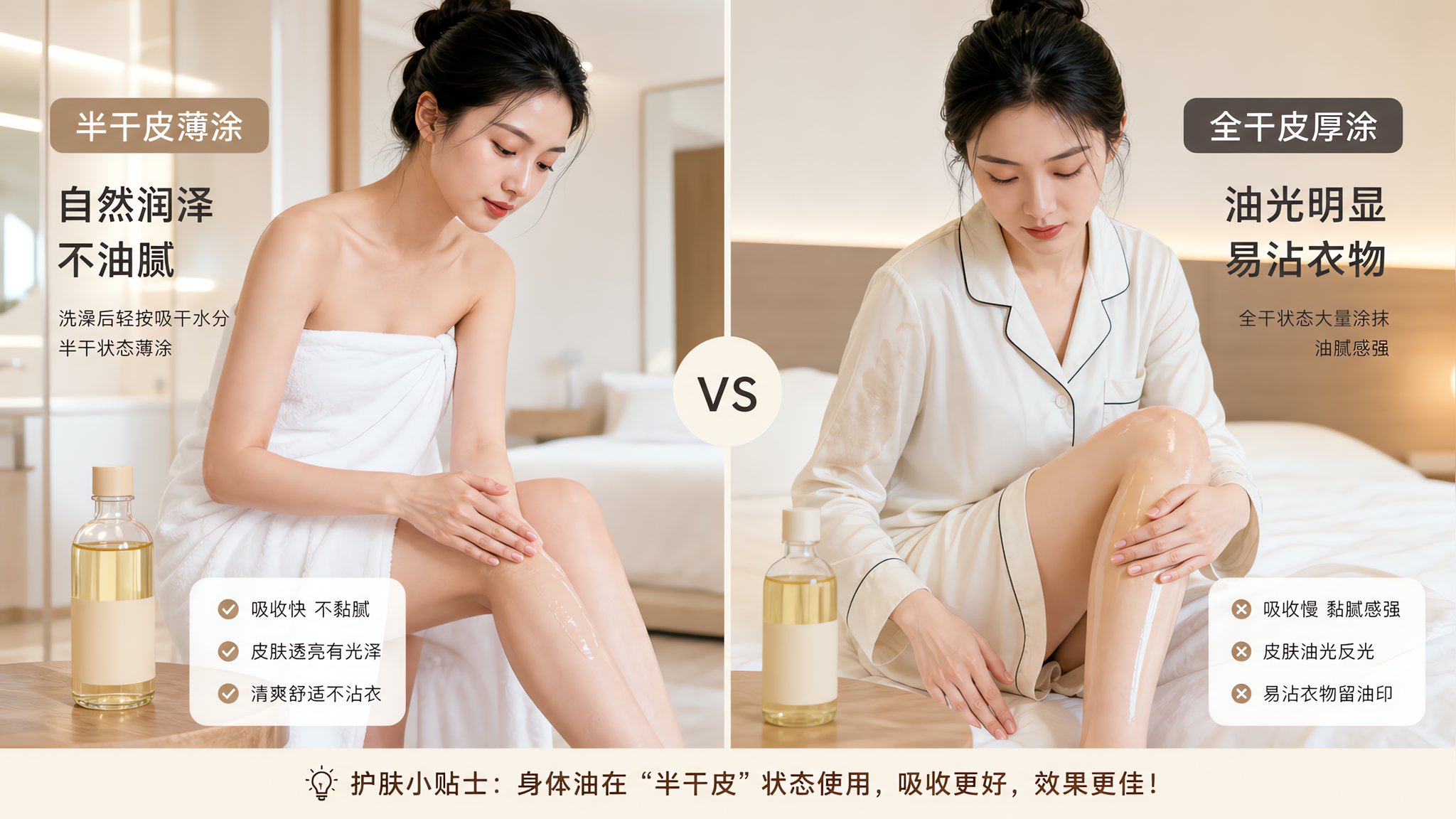 无香身体油怎么选：不闷不沾衣的关键看这3点
