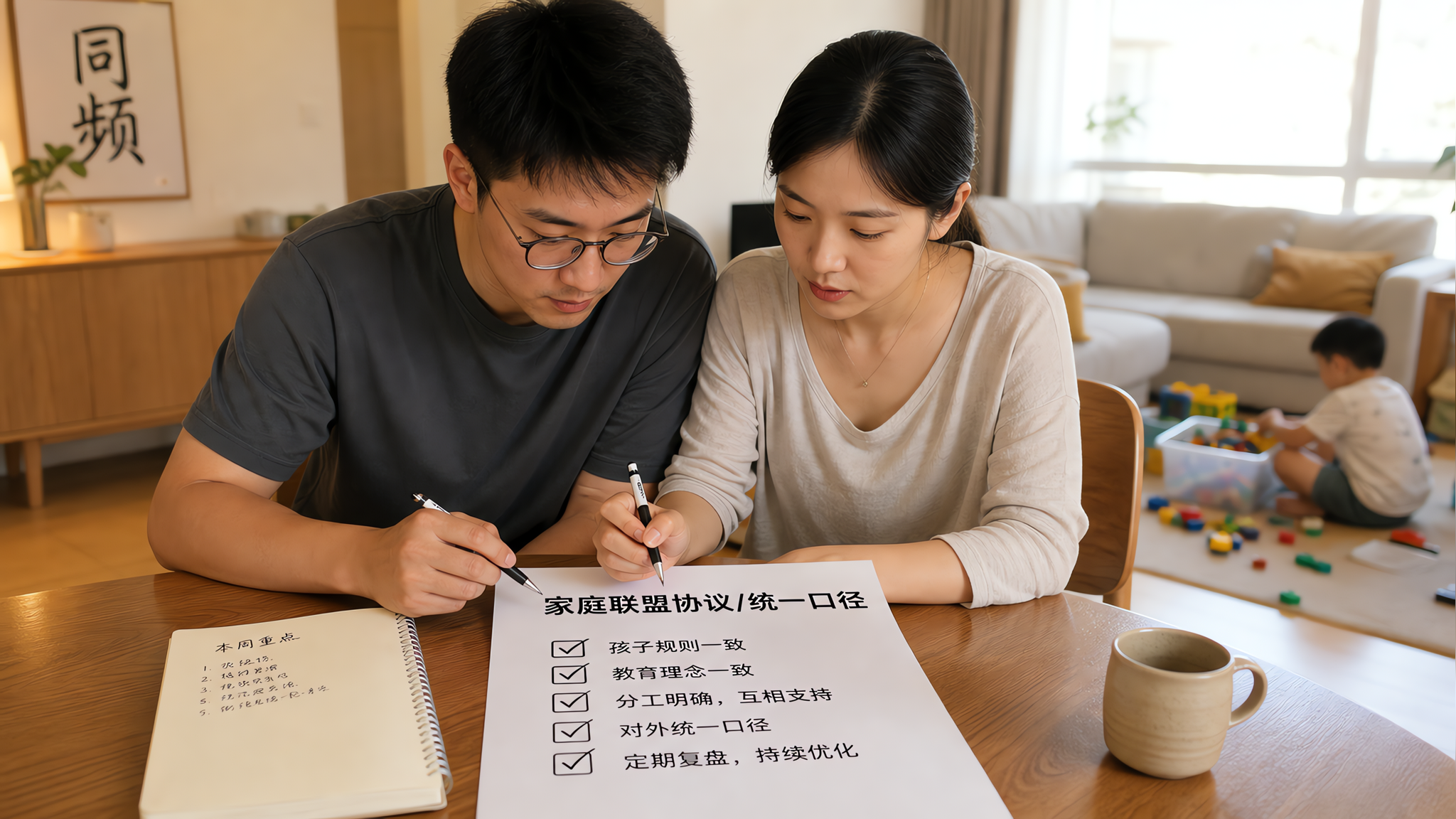 别当着孩子互相拆台：夫妻教养统一的3步SOP