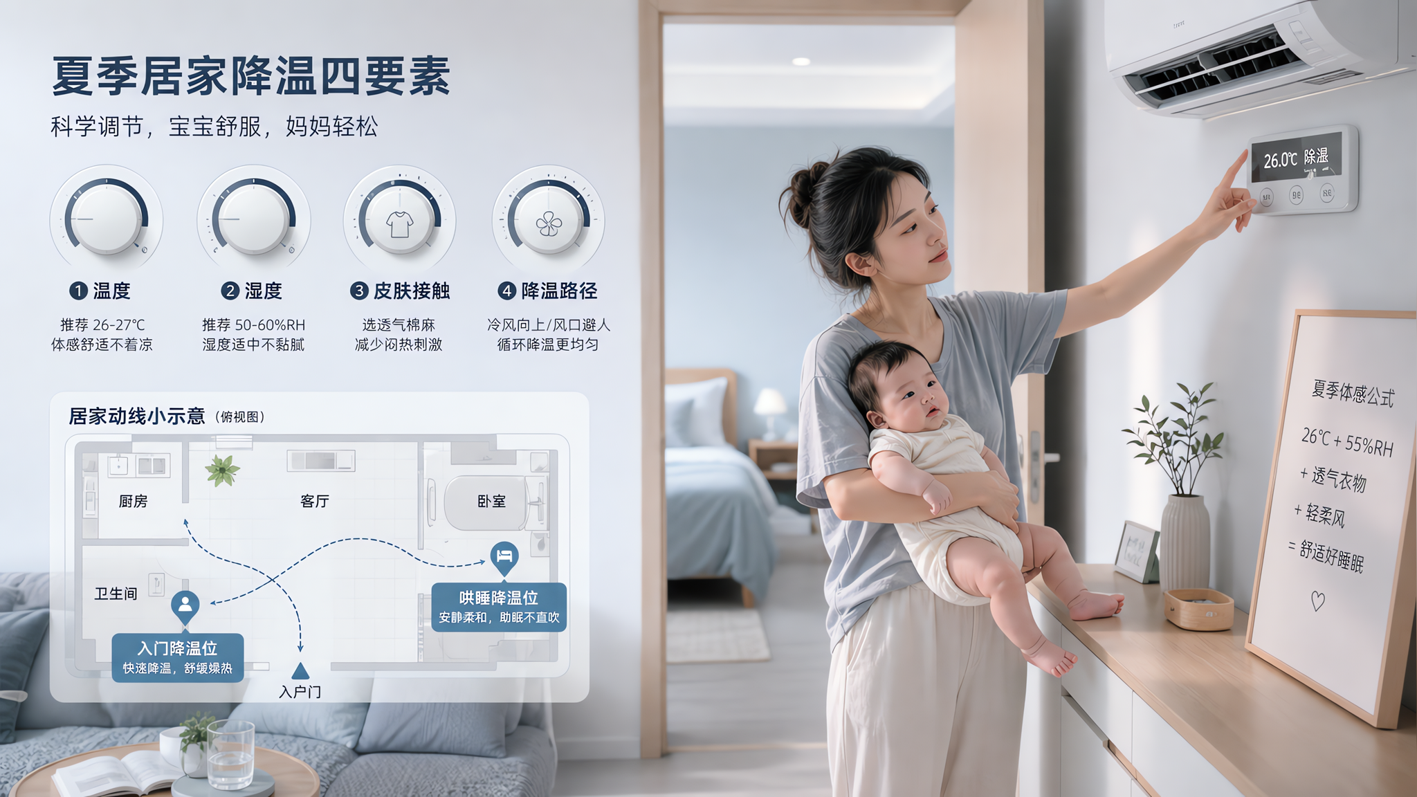 入伏后总烦躁浅睡？家里调4个旋钮就够了