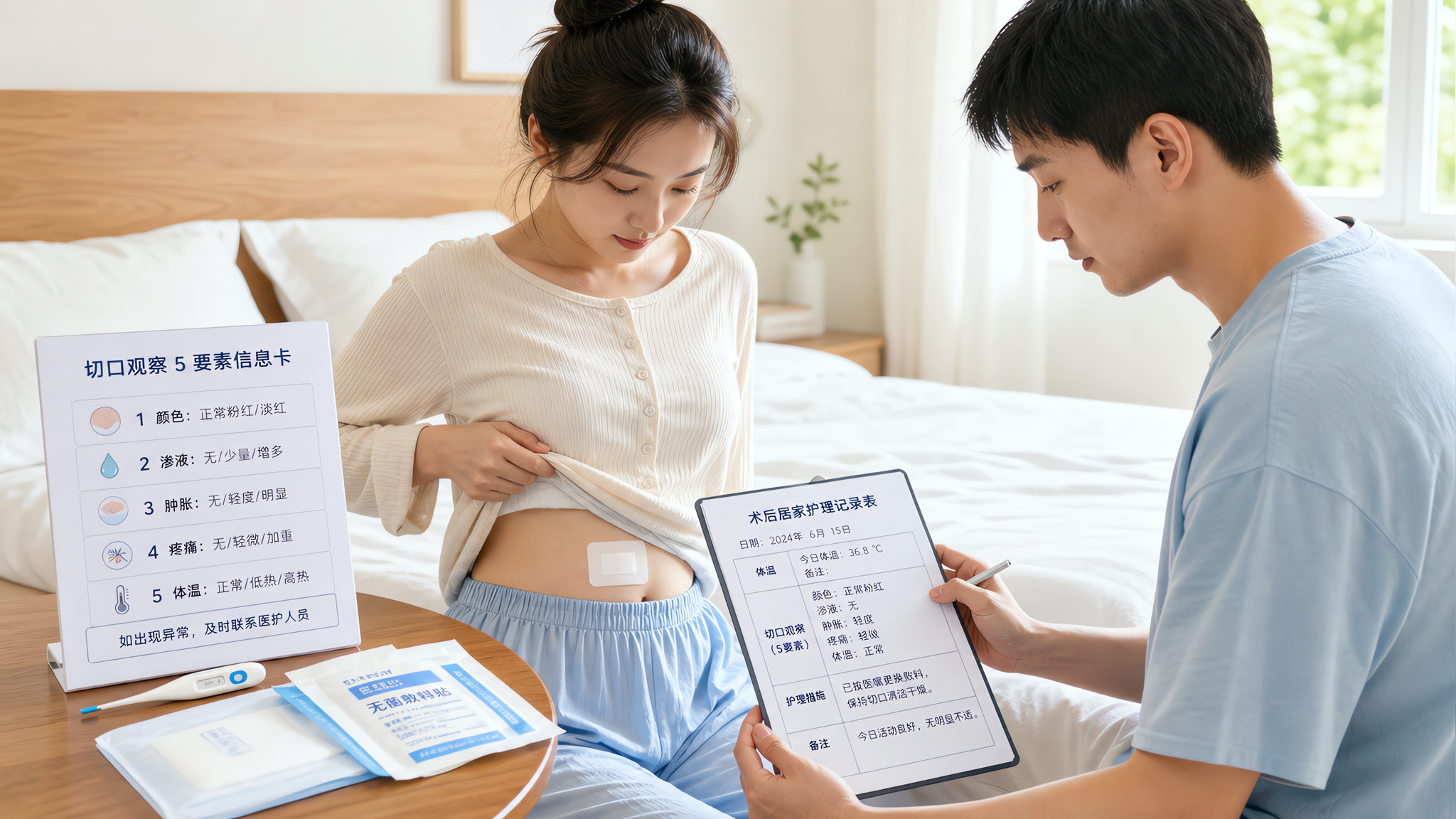 剖宫产刀口夏天出汗别硬捂：通风、敷料、回院信号一篇讲清
