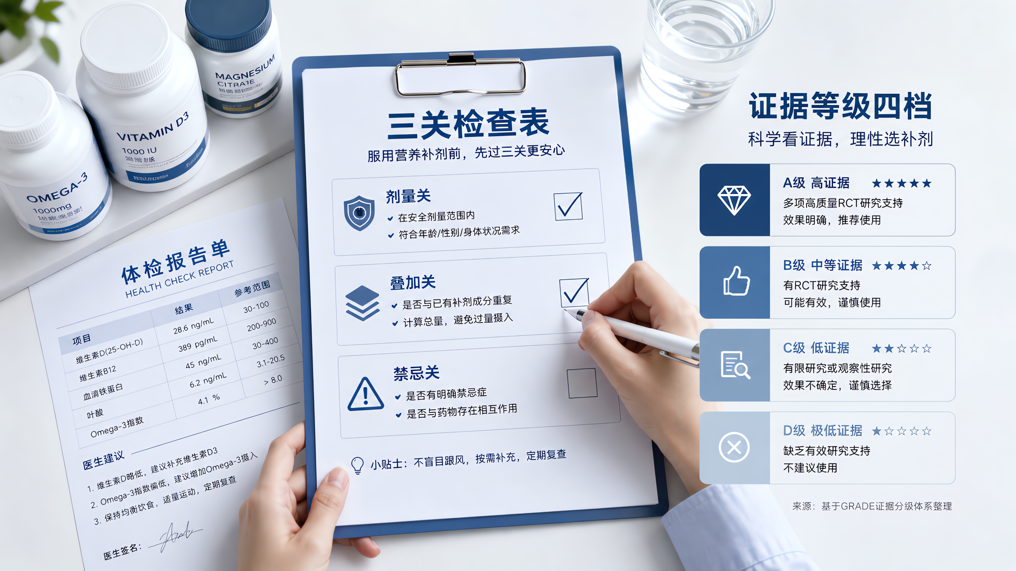 备孕补剂别再乱囤：先过剂量叠加禁忌三关