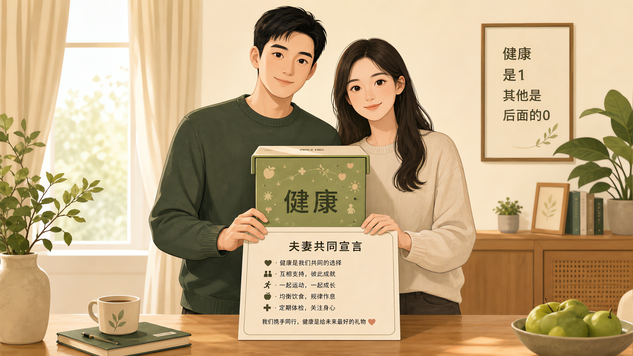 被催“凑个好字”别硬扛：一份夫妻共同宣言就够了