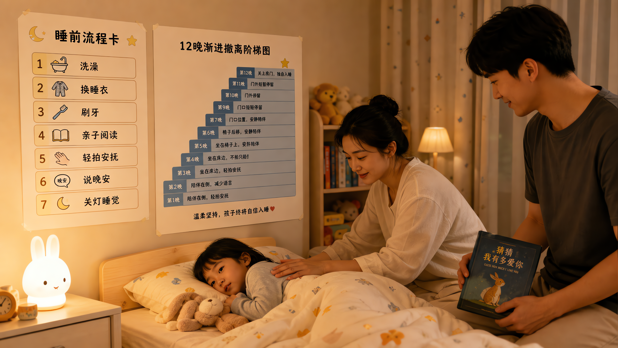 放床就醒还要抱？3步把安全感从你身上移走