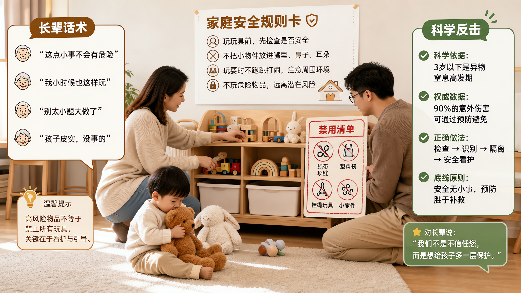 家里这3类东西别再给娃玩：项链绳、塑料袋、挂绳玩具