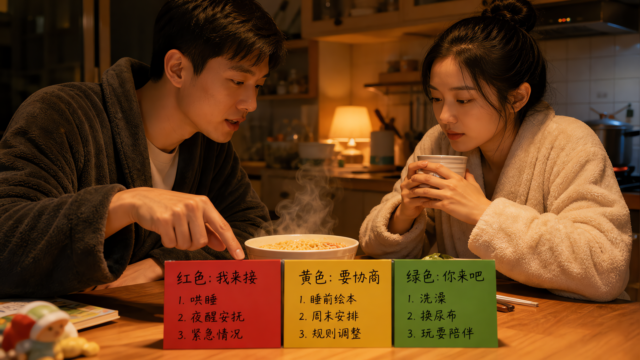夫妻别再互相审判：用红黄绿灯把家吵架按下暂停