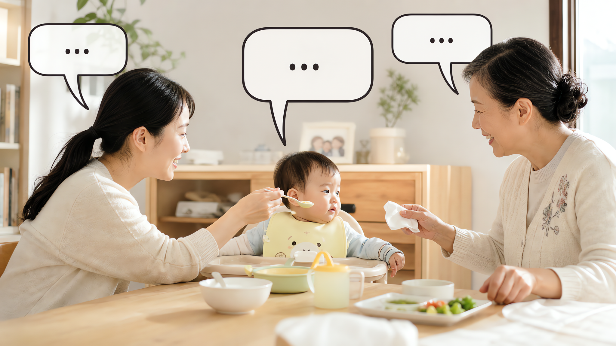 宝宝辅食不顺别硬刚长辈：3句柔性话术把饭点拉回同一阵线