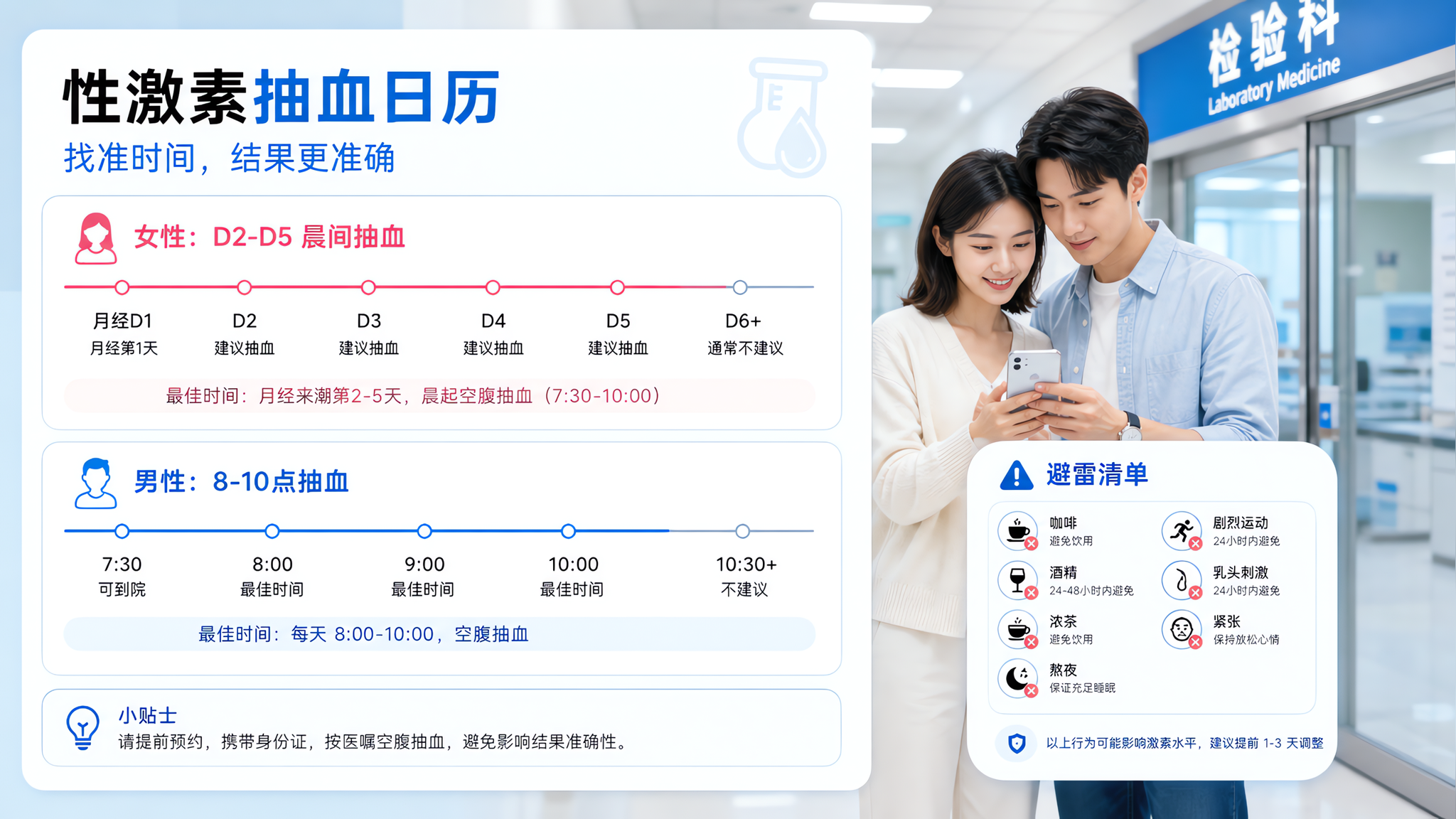 性激素六项别白抽：按这张日程表做更准