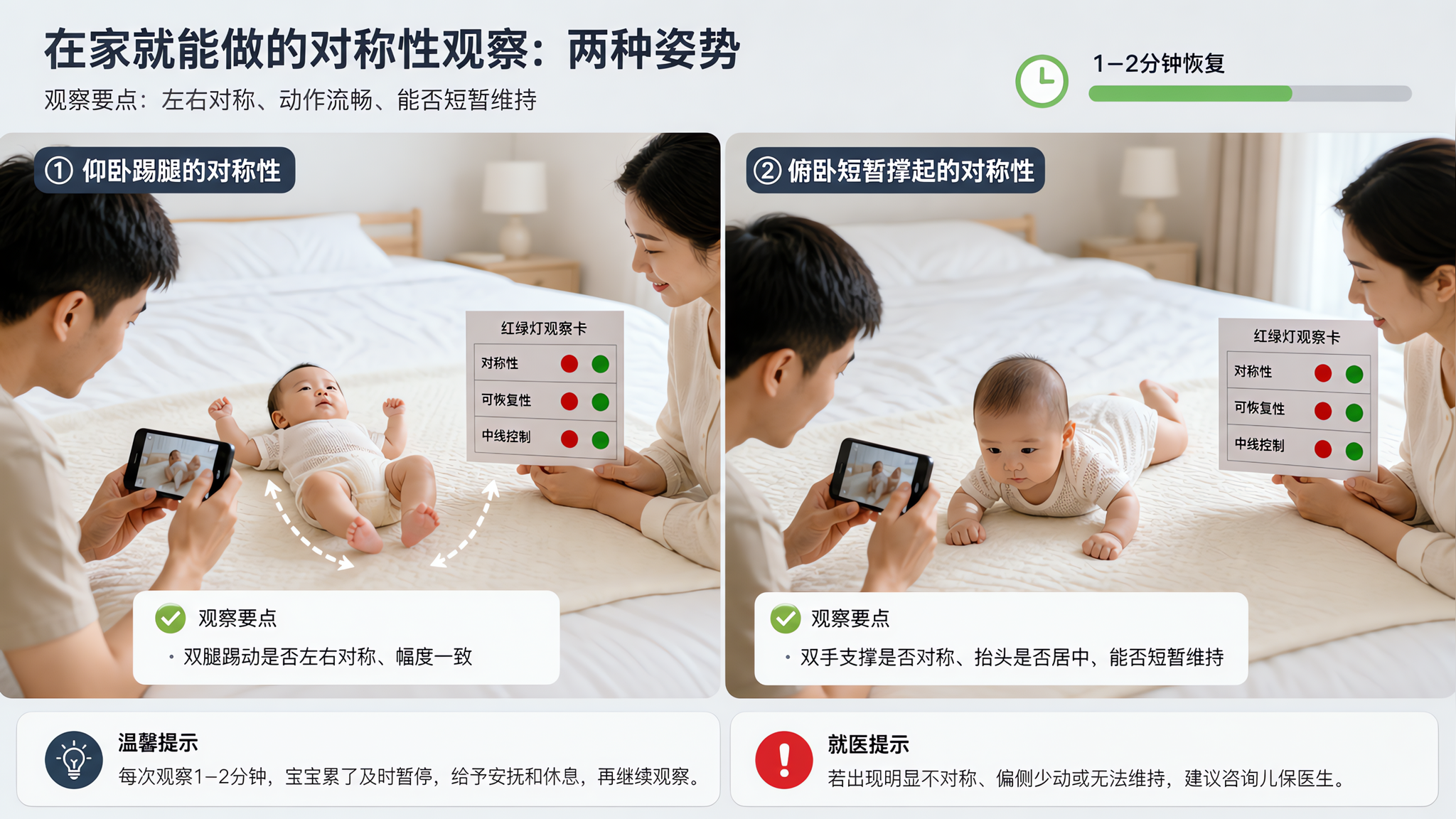 不看月龄清单：大运动只盯3个红灯就够了