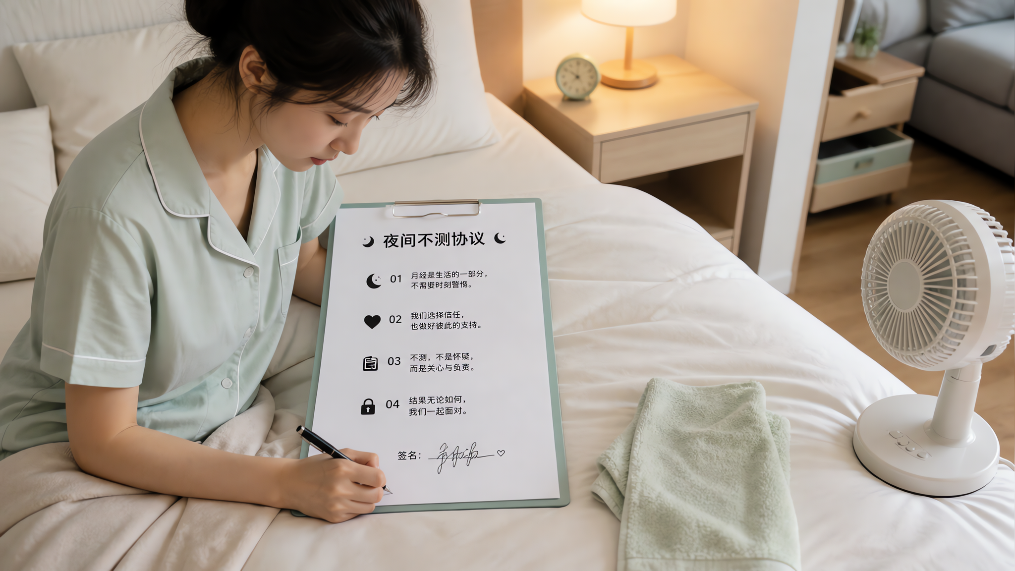 闷热夜里总想验？照抄这份夜间不测协议