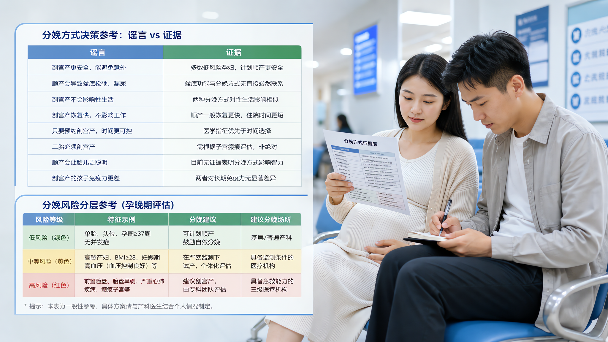 顺产还是剖宫产别吵了：用这张证据表做决定