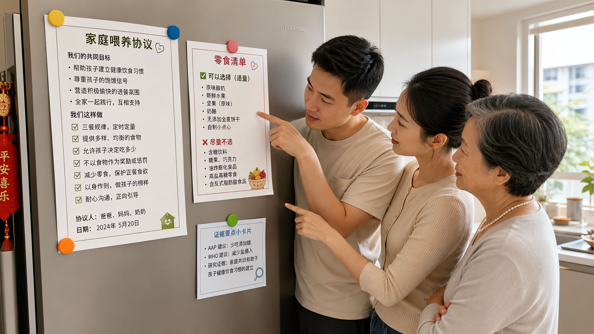 长辈追喂塞糖怎么破？一套家庭喂养SOP稳住三代