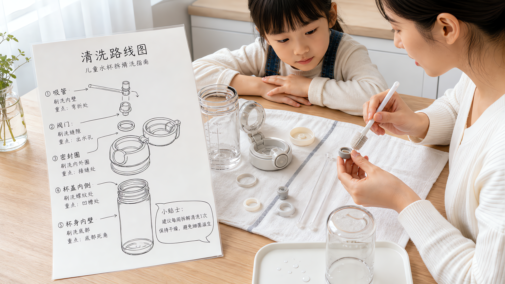 大龄娃水杯怎么选才不漏不臭？吸管杯/直饮杯避坑清单