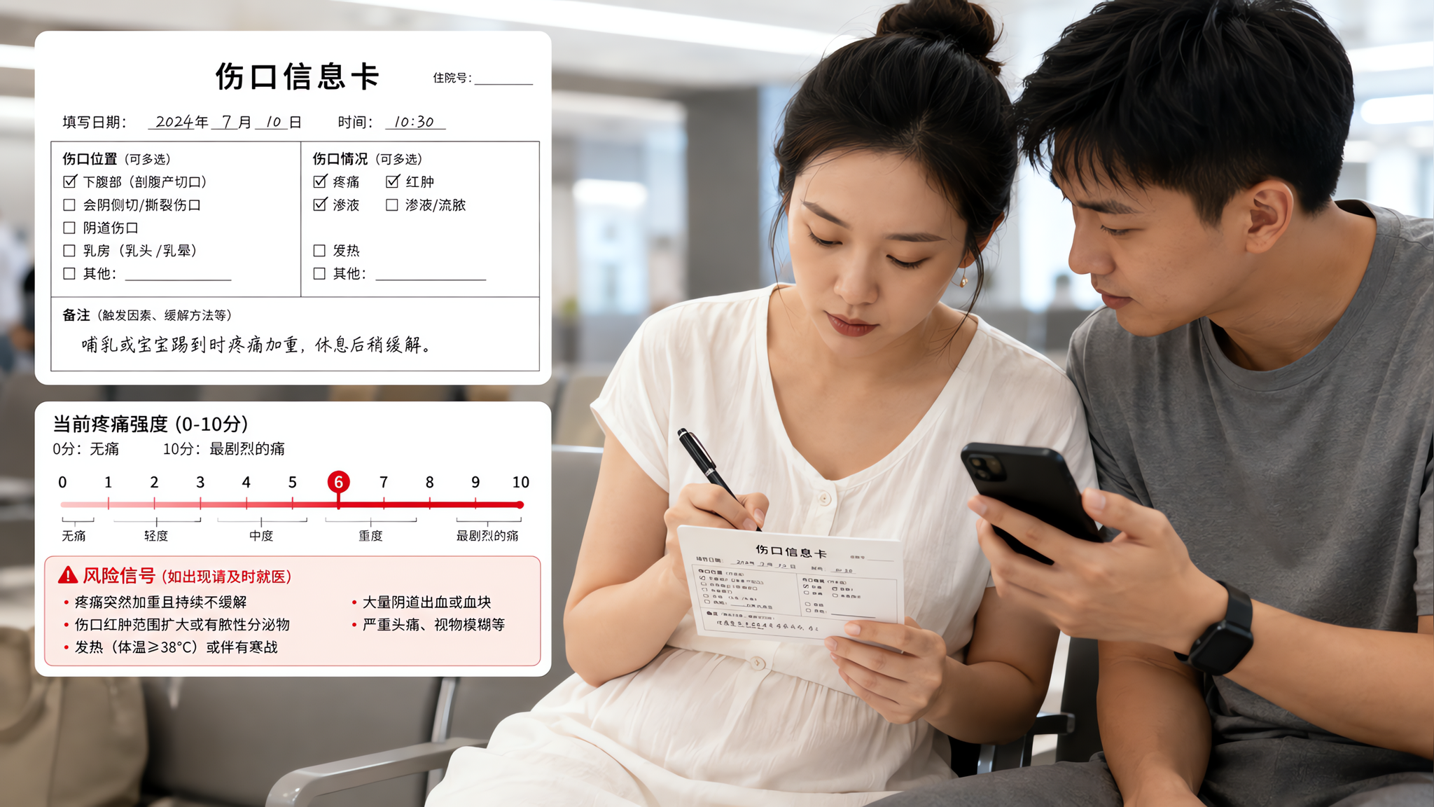42天伤口复查怎么说才有效？一张信息卡让医生秒懂