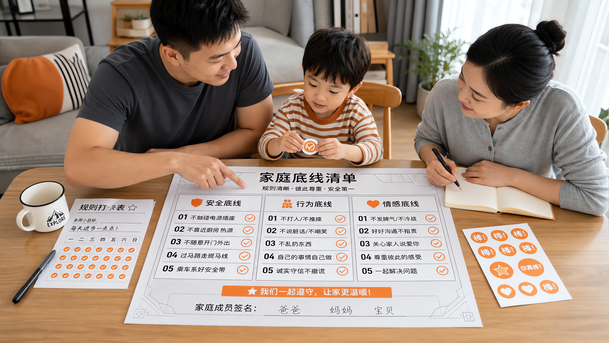 天热孩子更炸？用三条底线把家里稳住