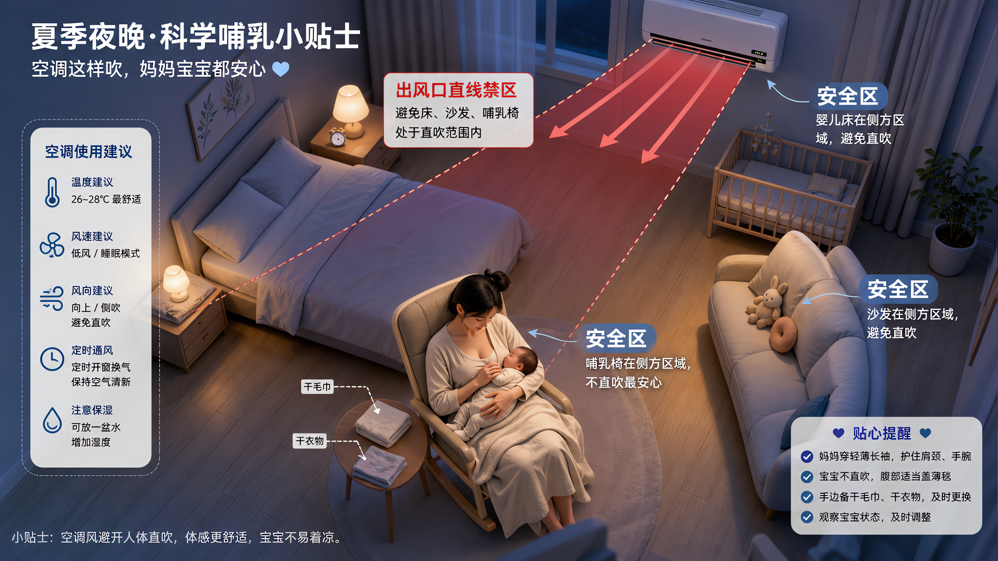 产后吹空调就痛？多半是汗湿遇冷让肌肉“锁住”