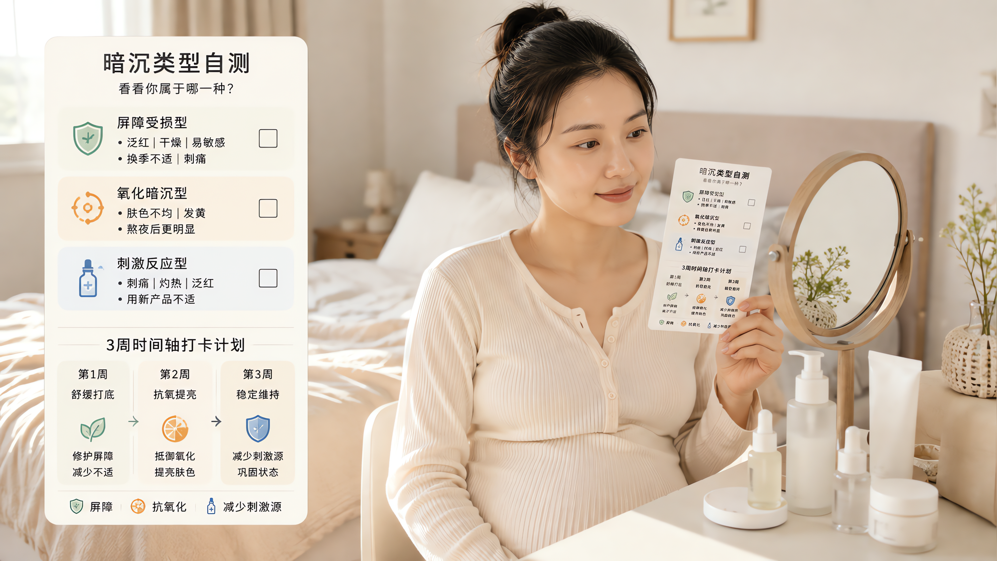 孕期脸色发灰不透亮？先查微炎症和皮脂氧化