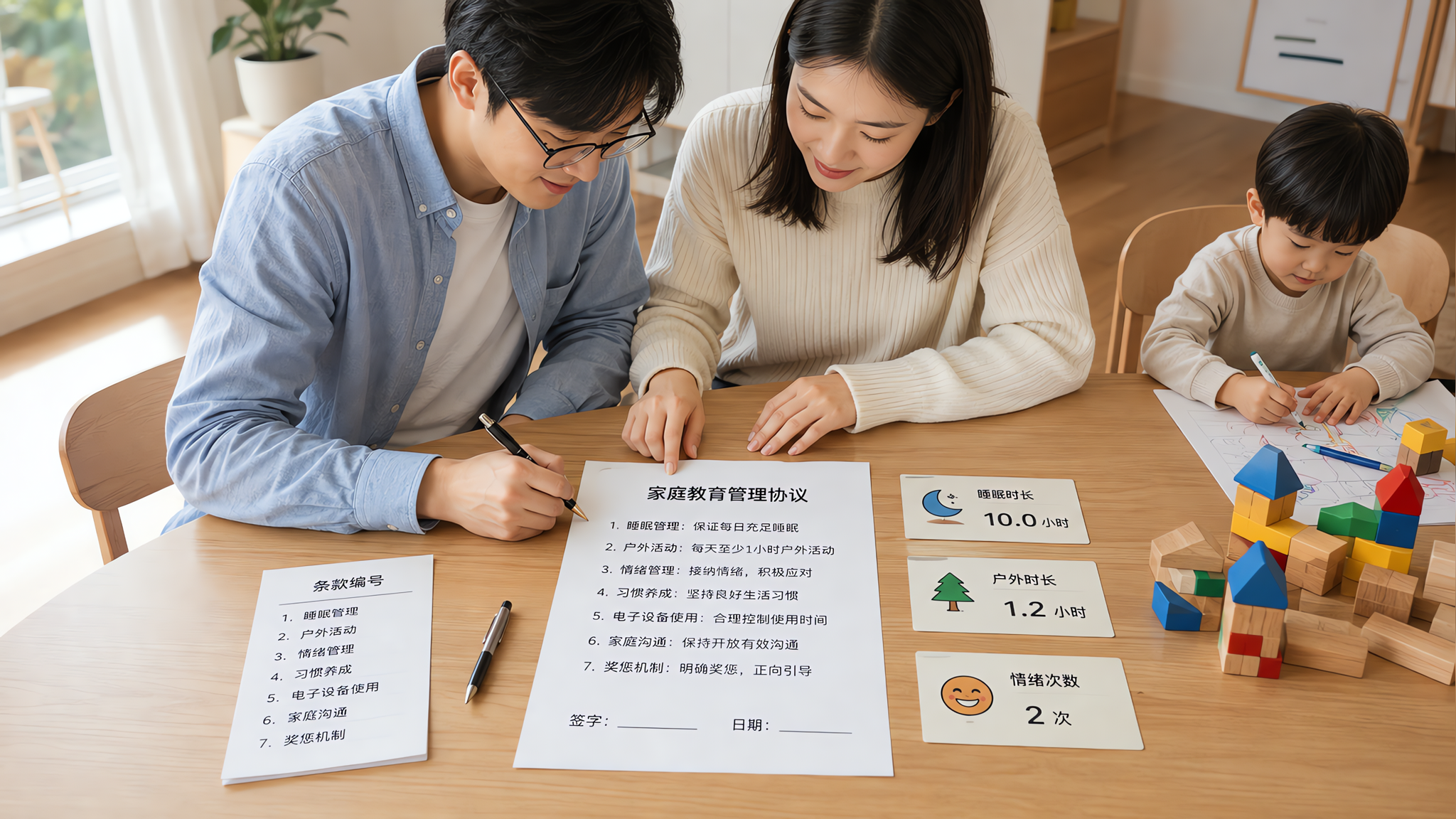 暑期班别乱报：先和爸爸签这份《教育管理协议》
