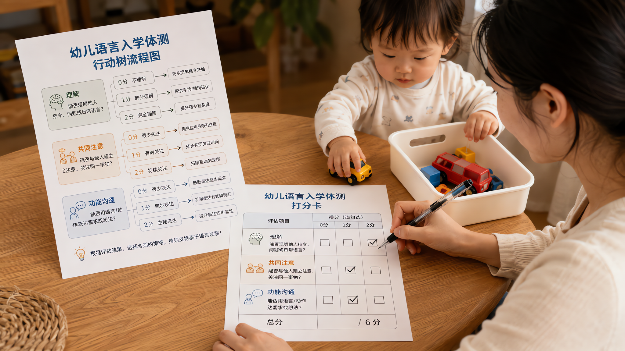 1-3岁别卷词汇量：3项语言体测表更准