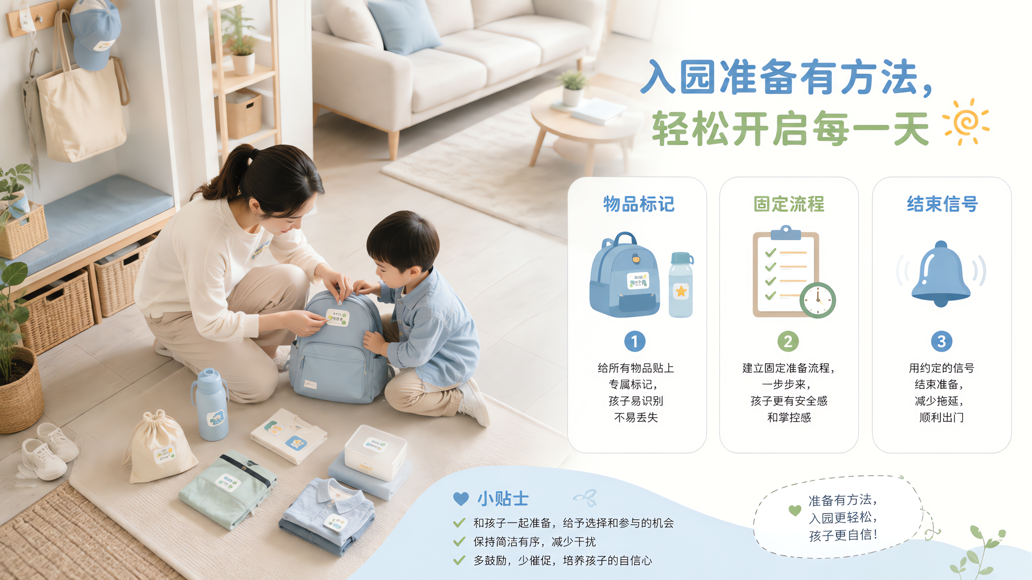 教师节别急着送礼：在家做孩子入园可预测感3件套