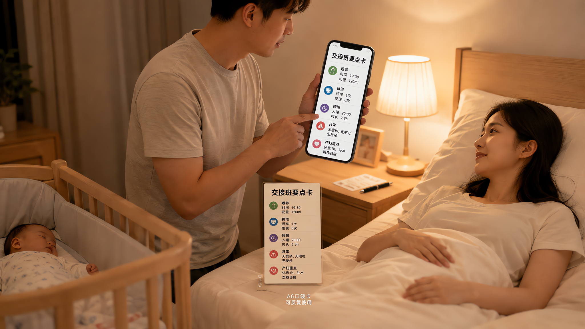 请月嫂最怕的不是贵，是每天都像开盲盒：用这张交接要点卡就能对上账