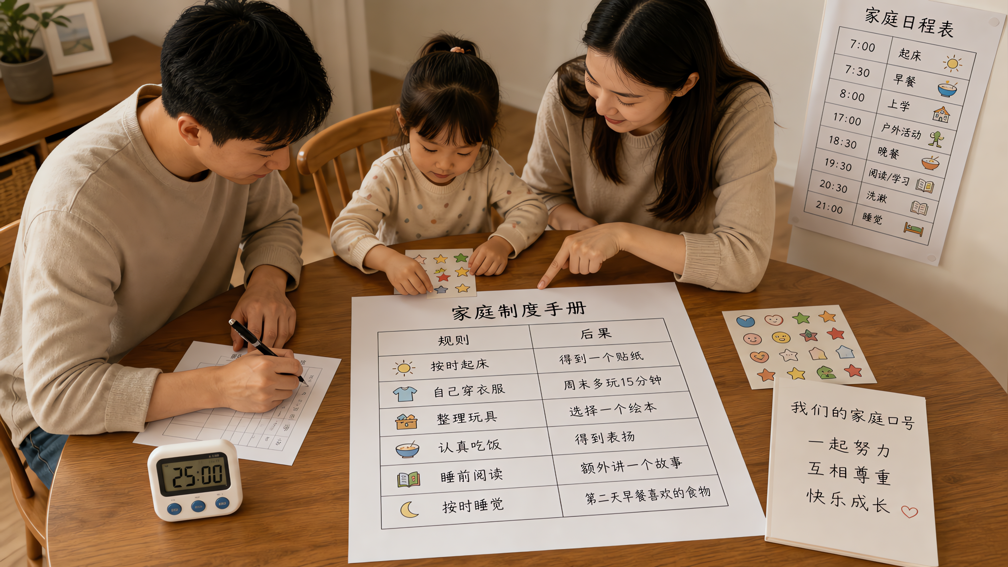孩子总钻空子？签一份家庭教育协议就够了