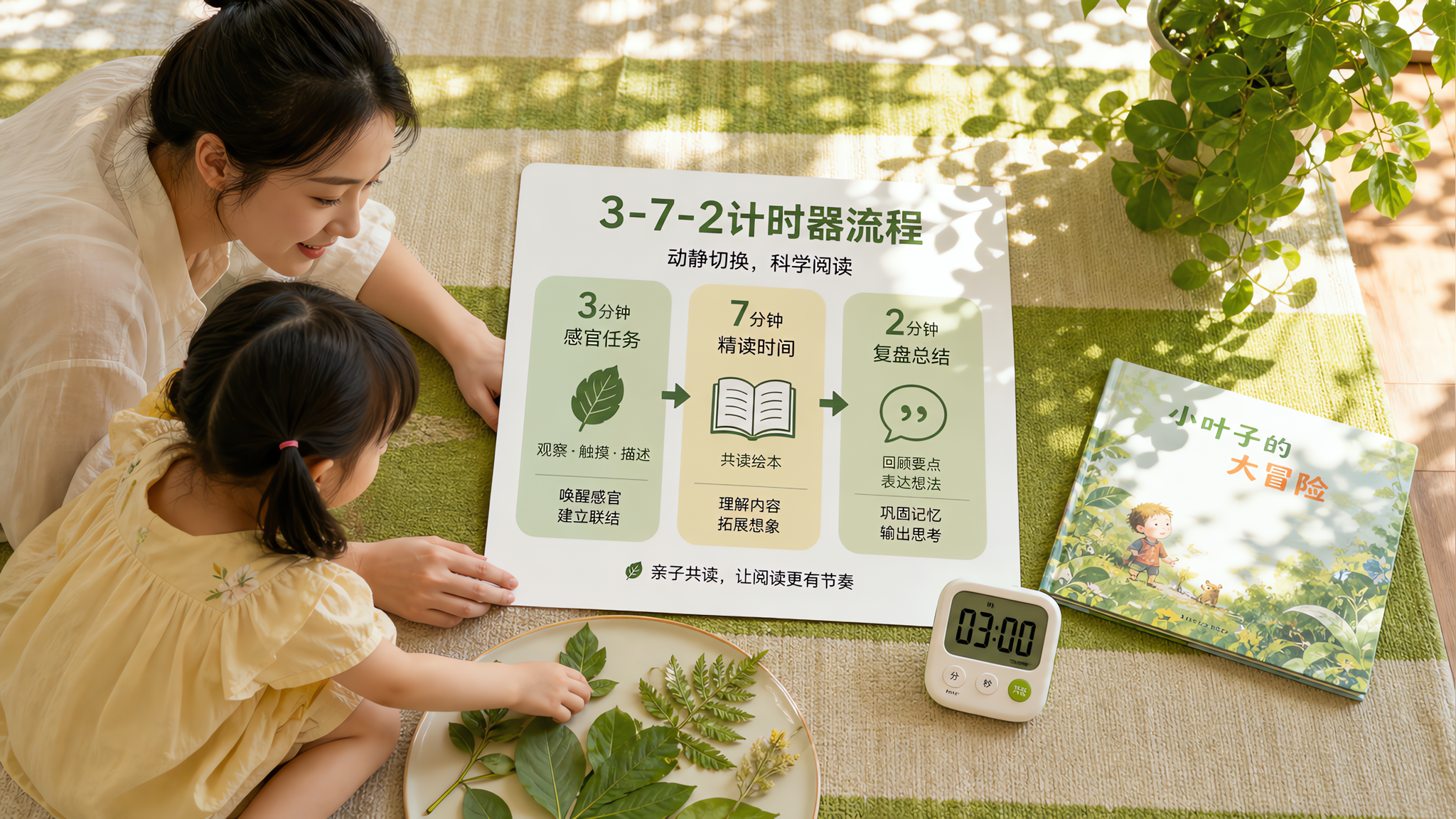 孩子读书坐不住？试试3-7-2先动后静法