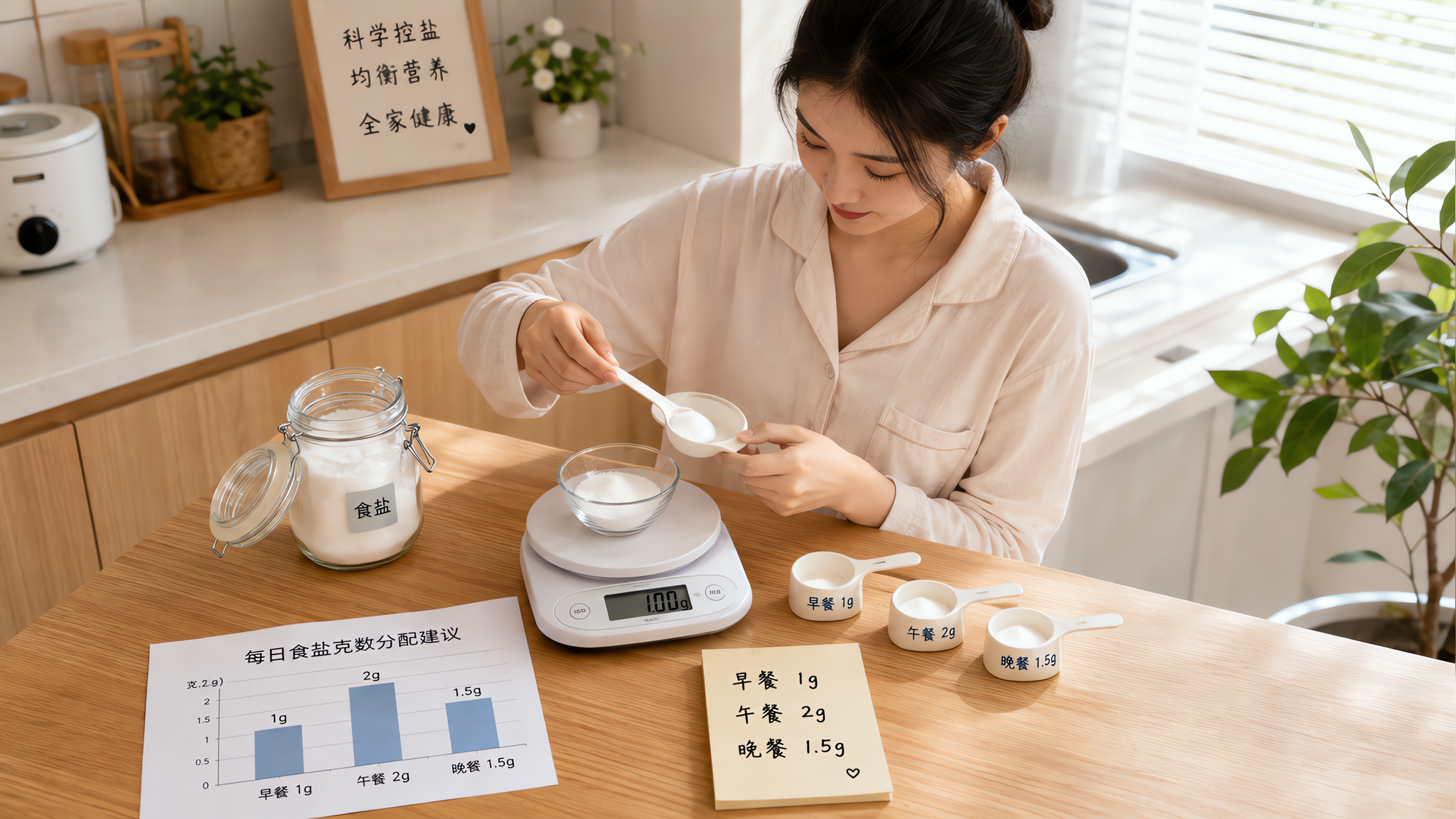 产后多汗别再零盐：每天3–5g怎么分才不虚