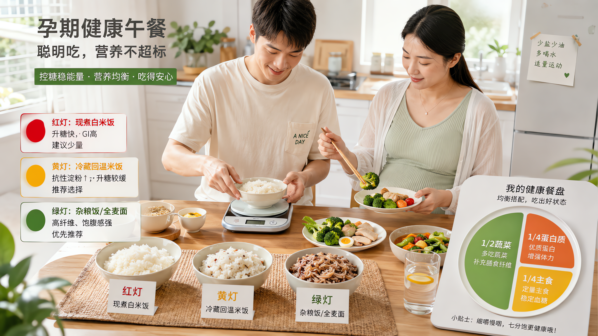 米饭面条别硬扛：主食这样处理更稳更不困