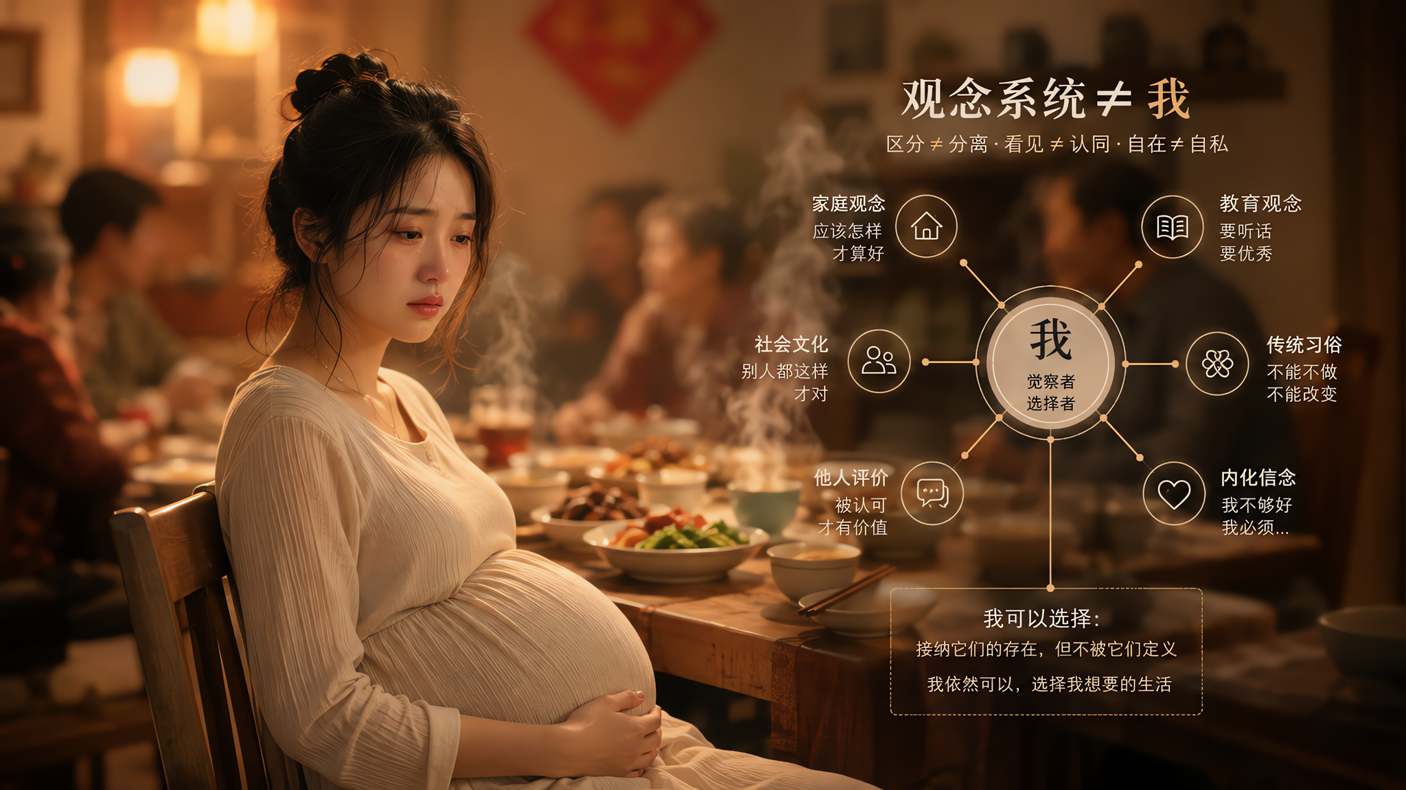 家庭聚会一句话就让你崩溃？三步把选择权收回来