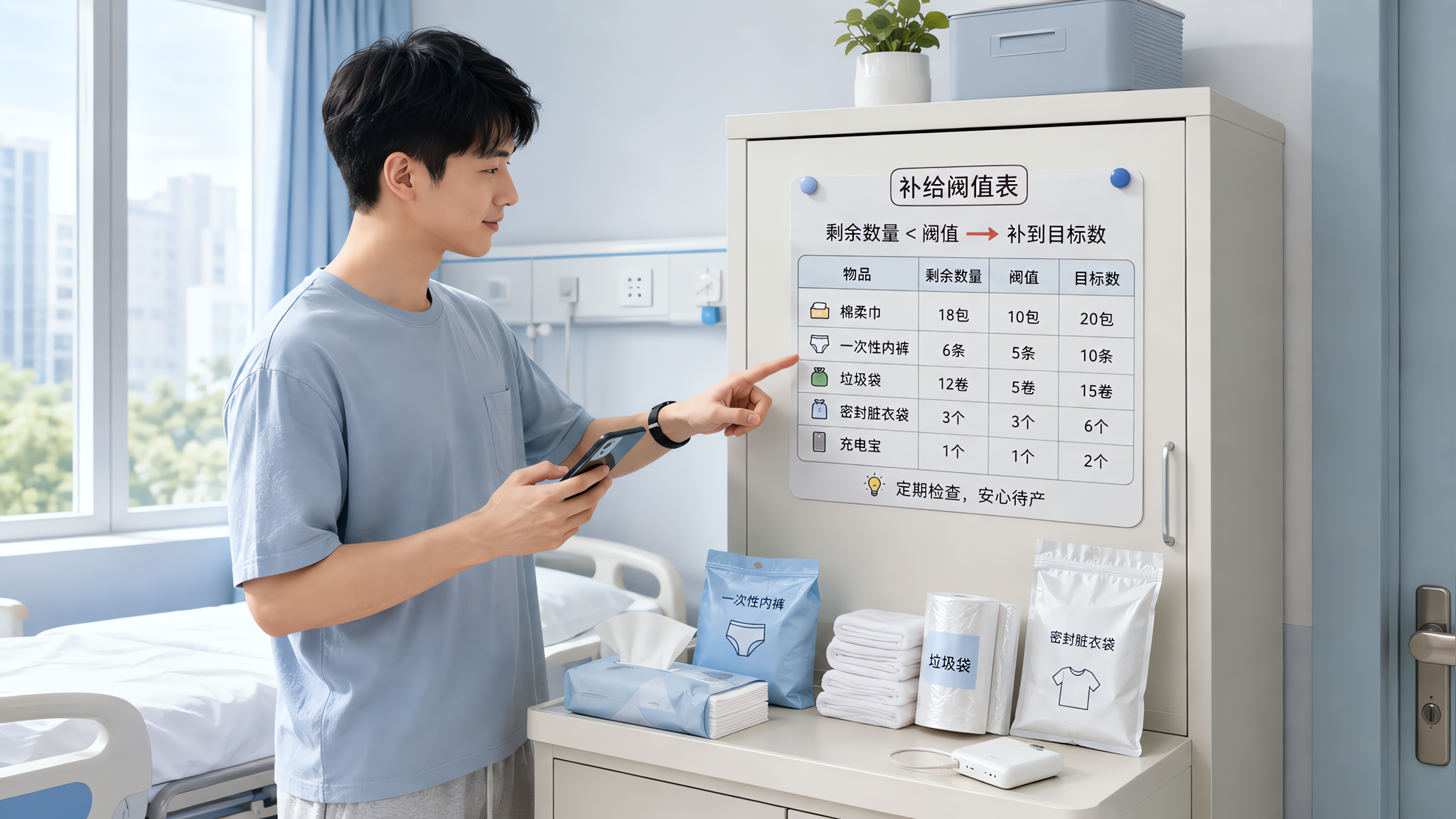 住院第二天就断供？照这张阈值表补货不吵架