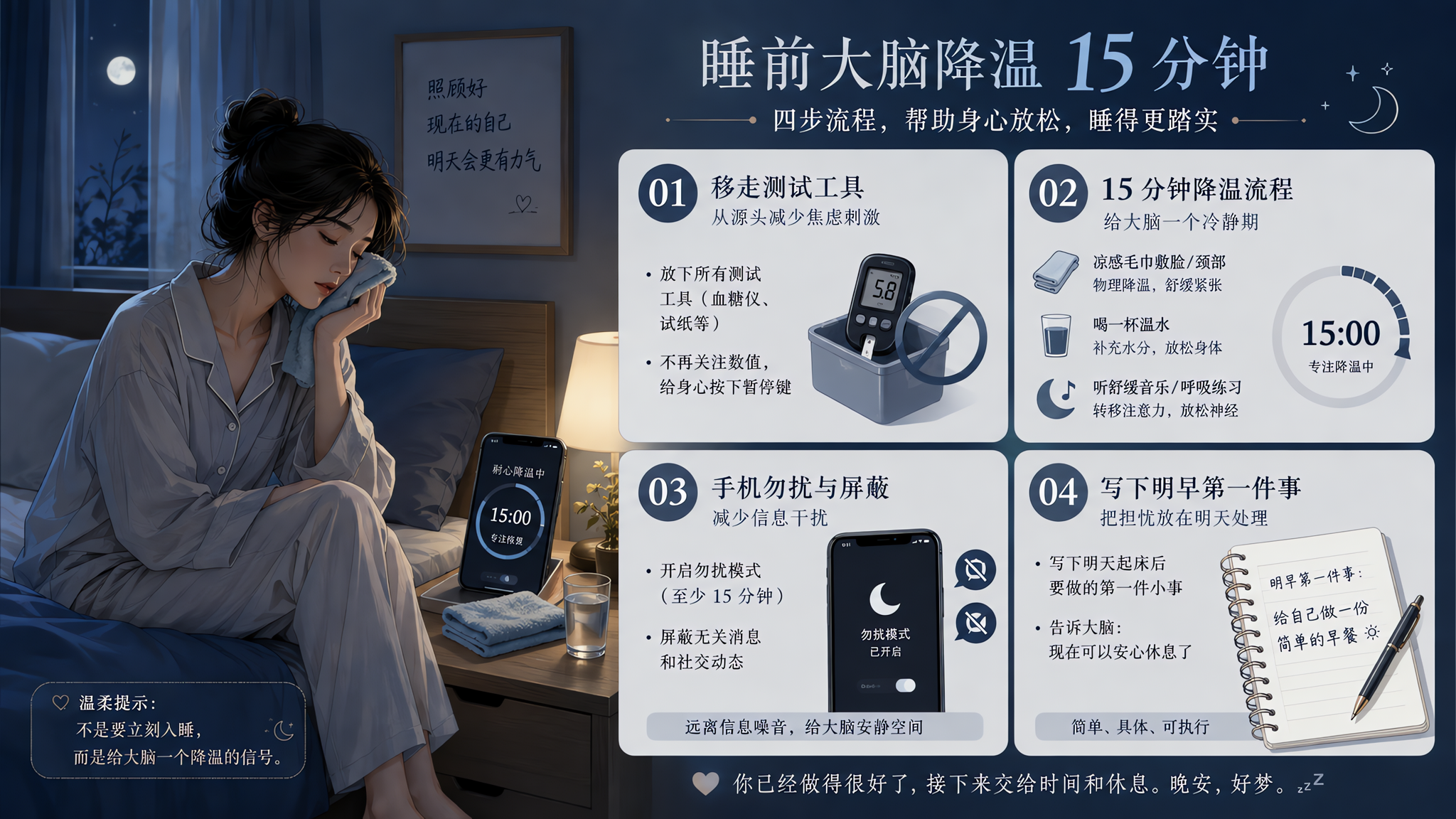 8月闷热夜里总想验？用这套夜间不测协议熬过去