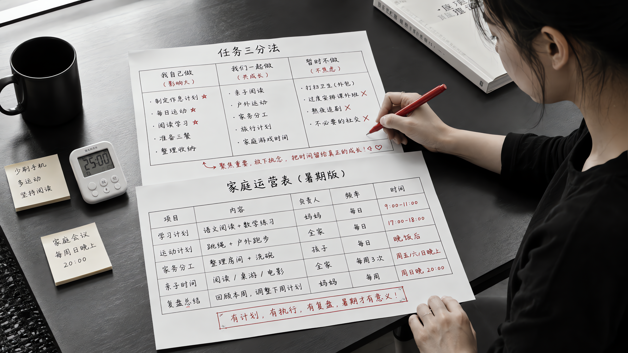 暑假别再自责了：把育儿KPI改成“边界+分工”