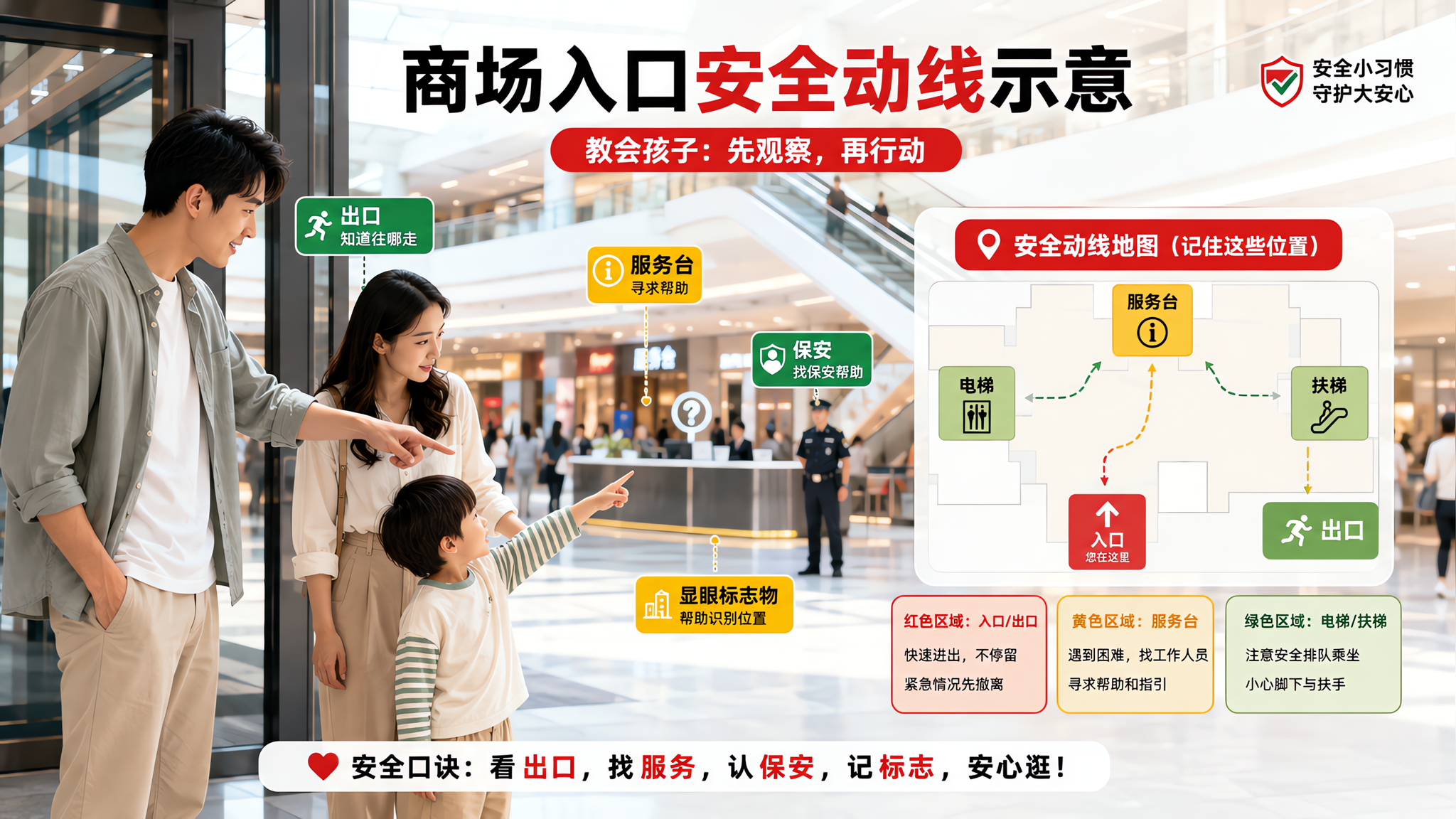 孩子一转身就不见？3-6岁防走失只练这3件事