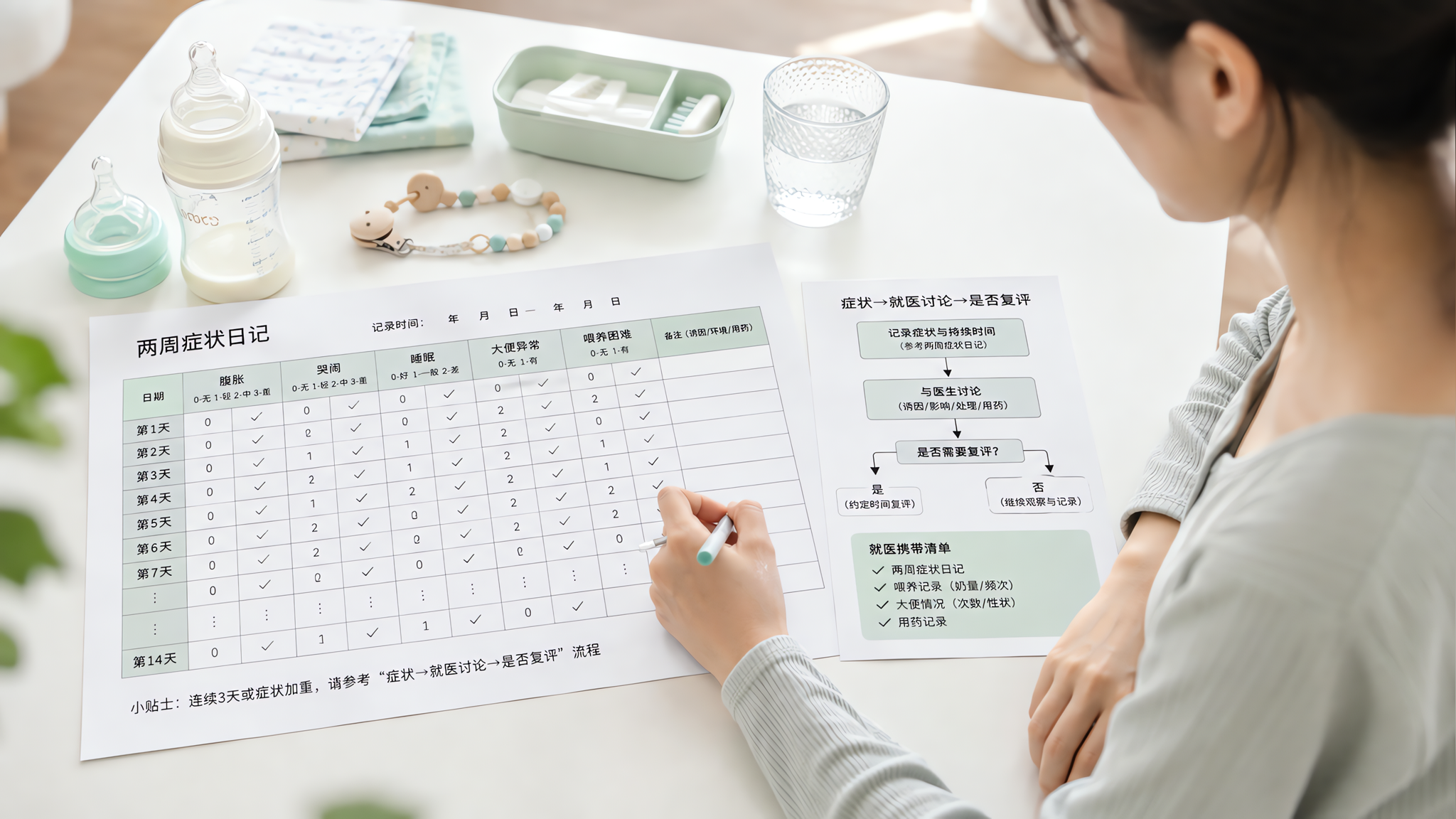产后不舒服别盲目加项：两周日记决定要不要复评贫血和甲功
