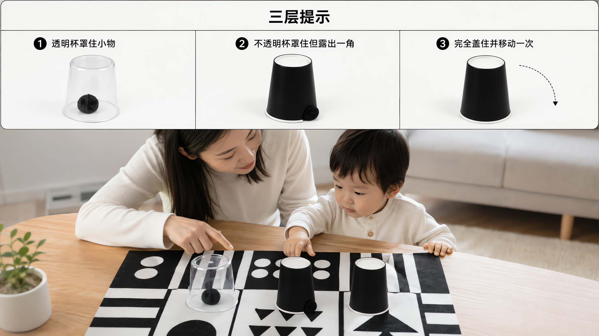 孩子总说“没有了”？用三层遮挡练出“记住在哪里”