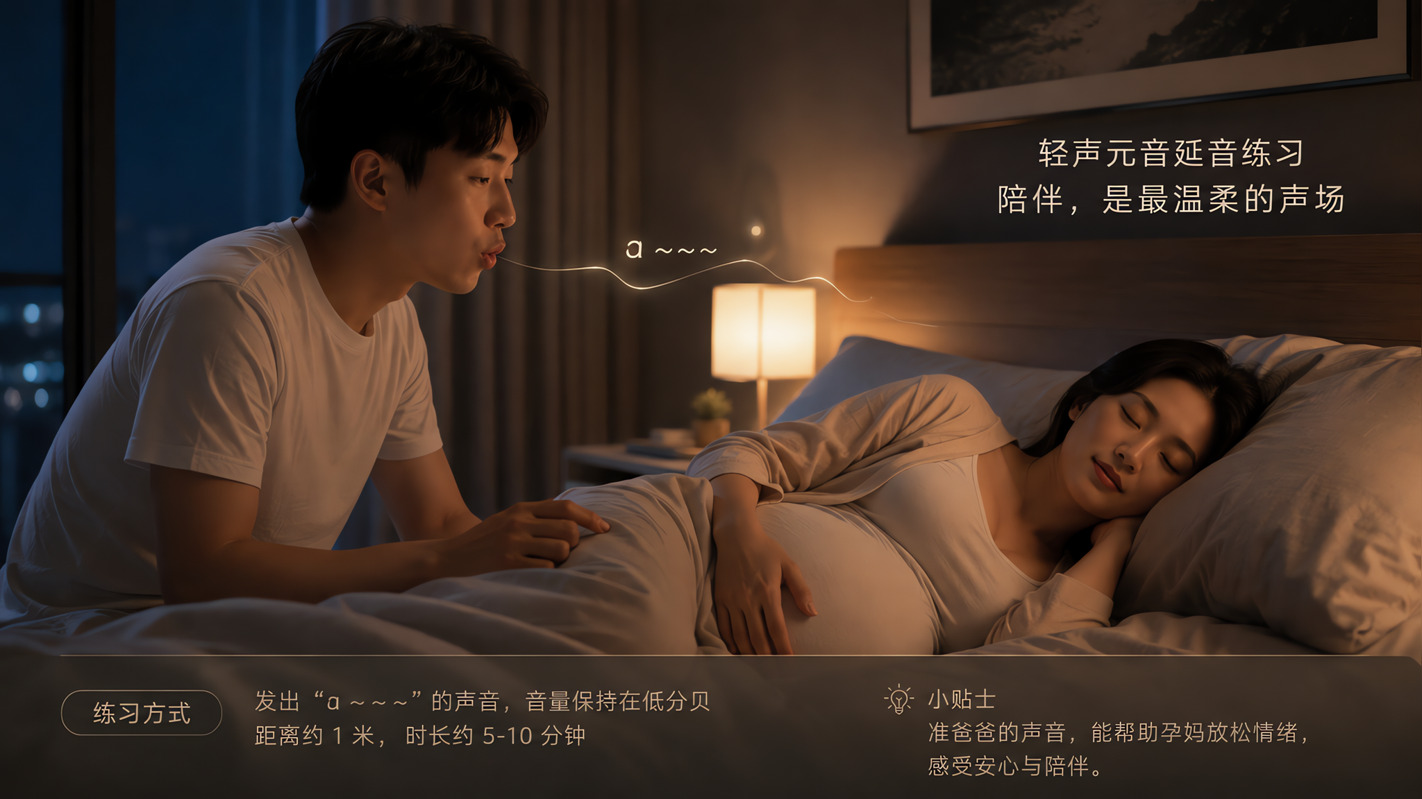 闷热睡浅别念长台词 爸爸1分钟低频元音就够了