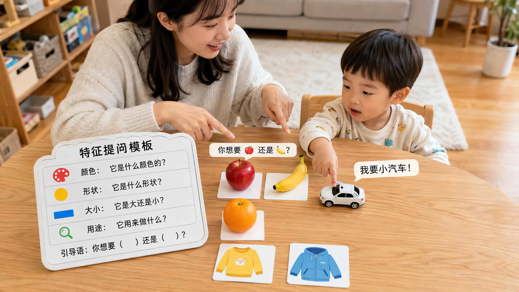 孩子只会说“这个那个”？3个名词抓取游戏，沟通立刻顺很多