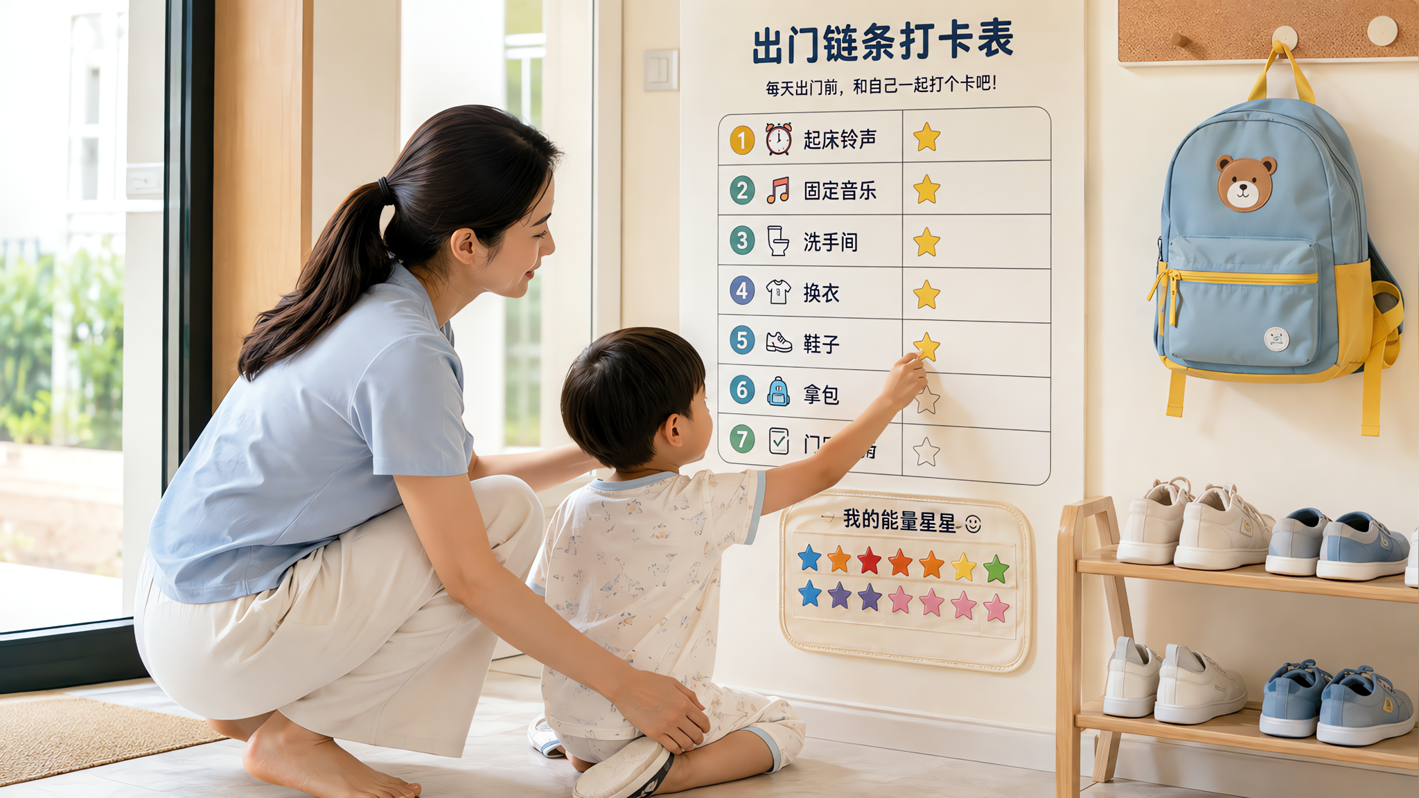 入园前7天：把早晨拖拉变成出门链条