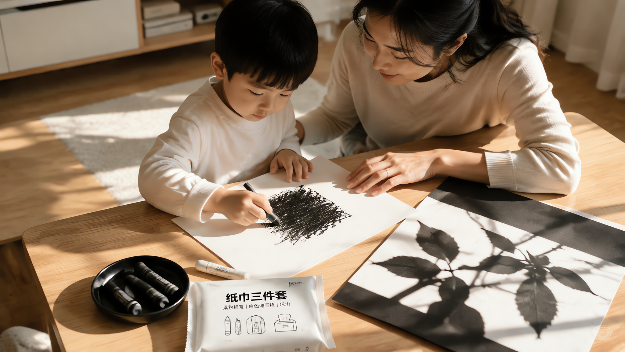 孩子涂鸦一团乱？先别纠正，用光影训练7天见变化