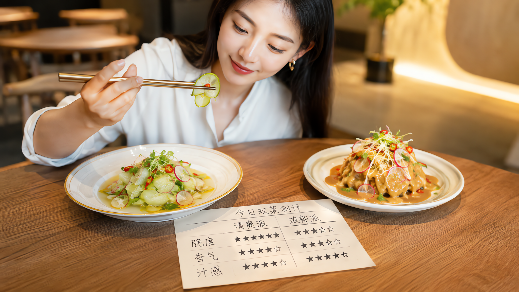 夏天冷菜别看颜值：用脆度香气汁感秒避雷