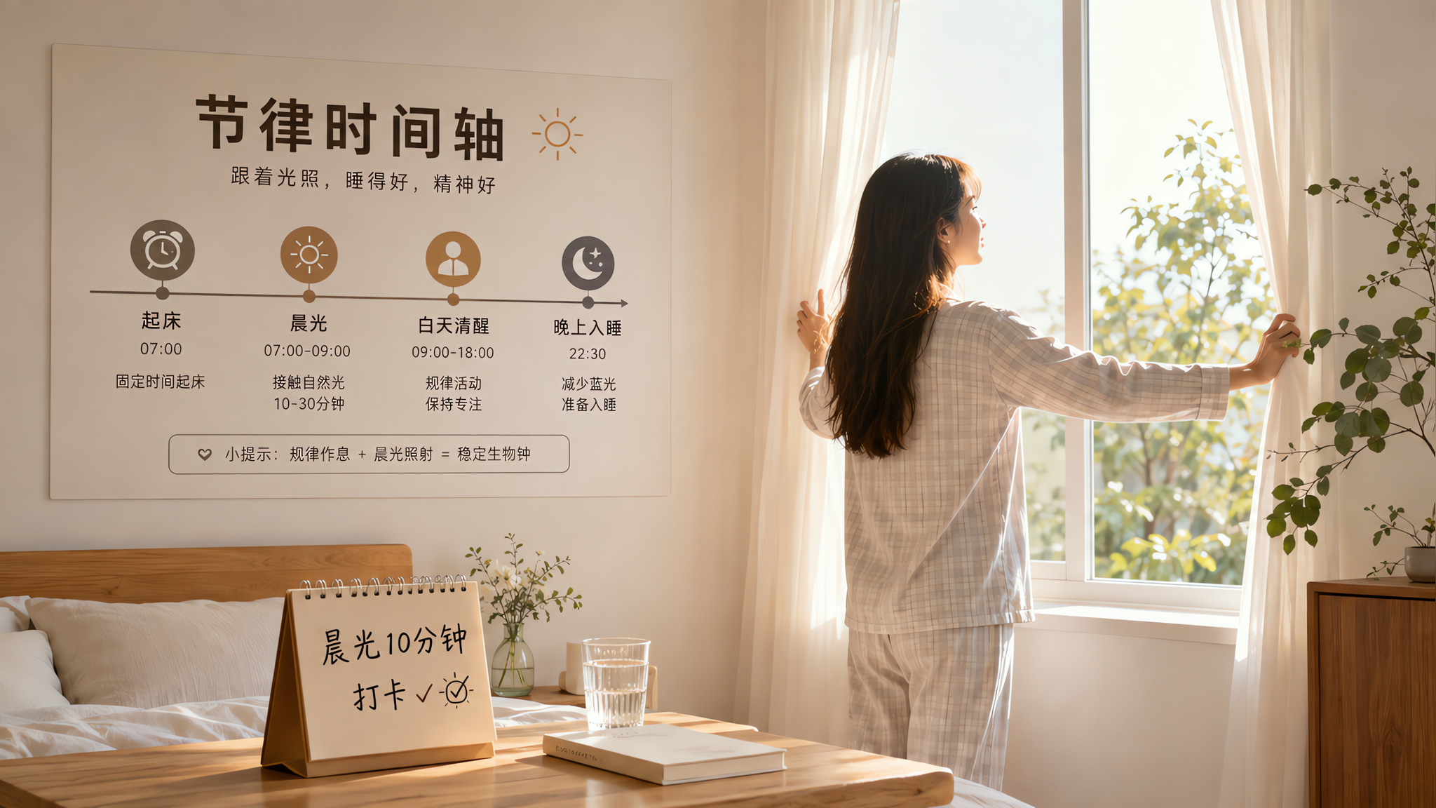 周末补觉越补越累？真正该补的是“起床时间”和晨光