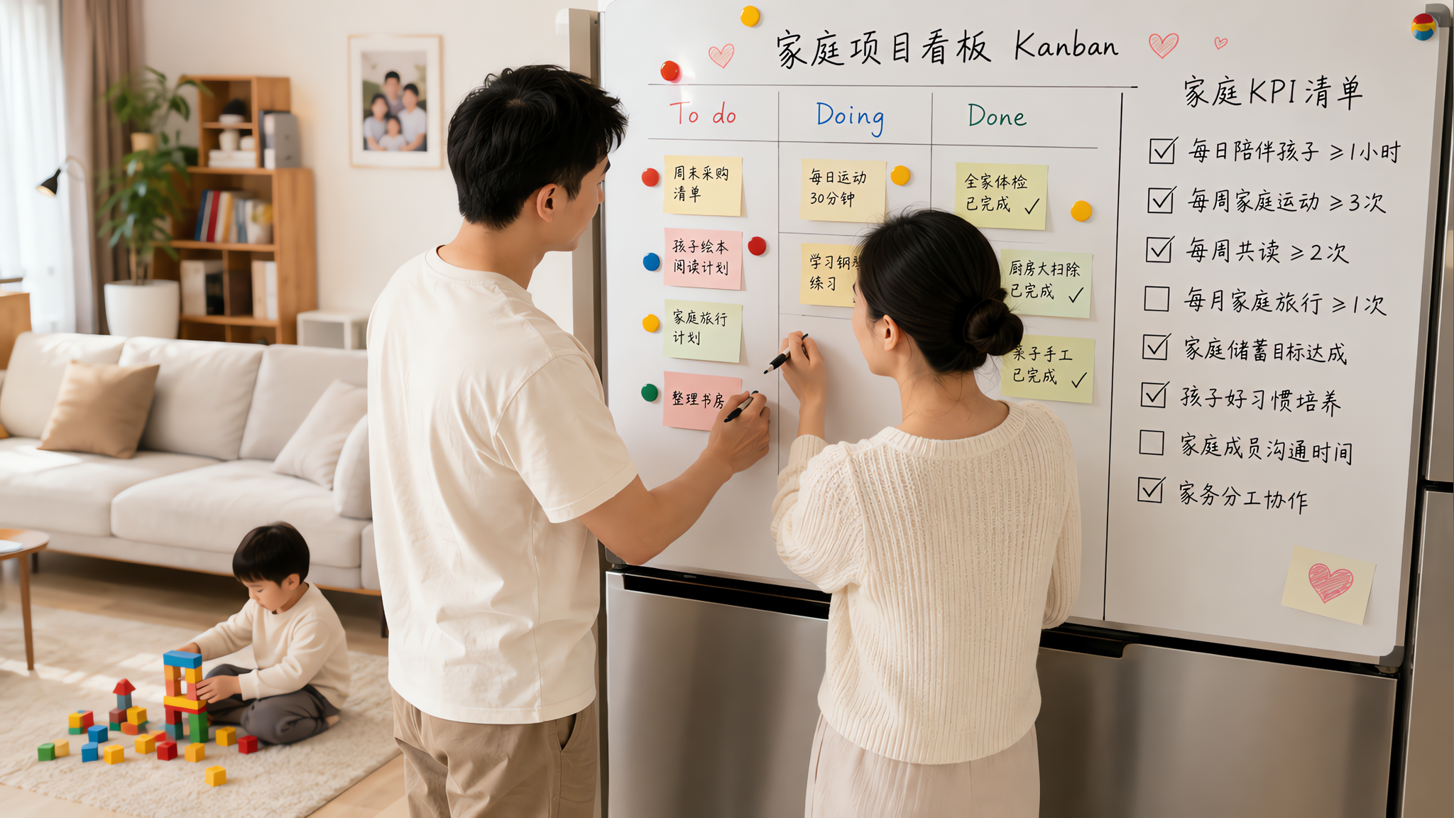 别再求爸爸“自觉”了：用家庭KPI把分工落到纸上