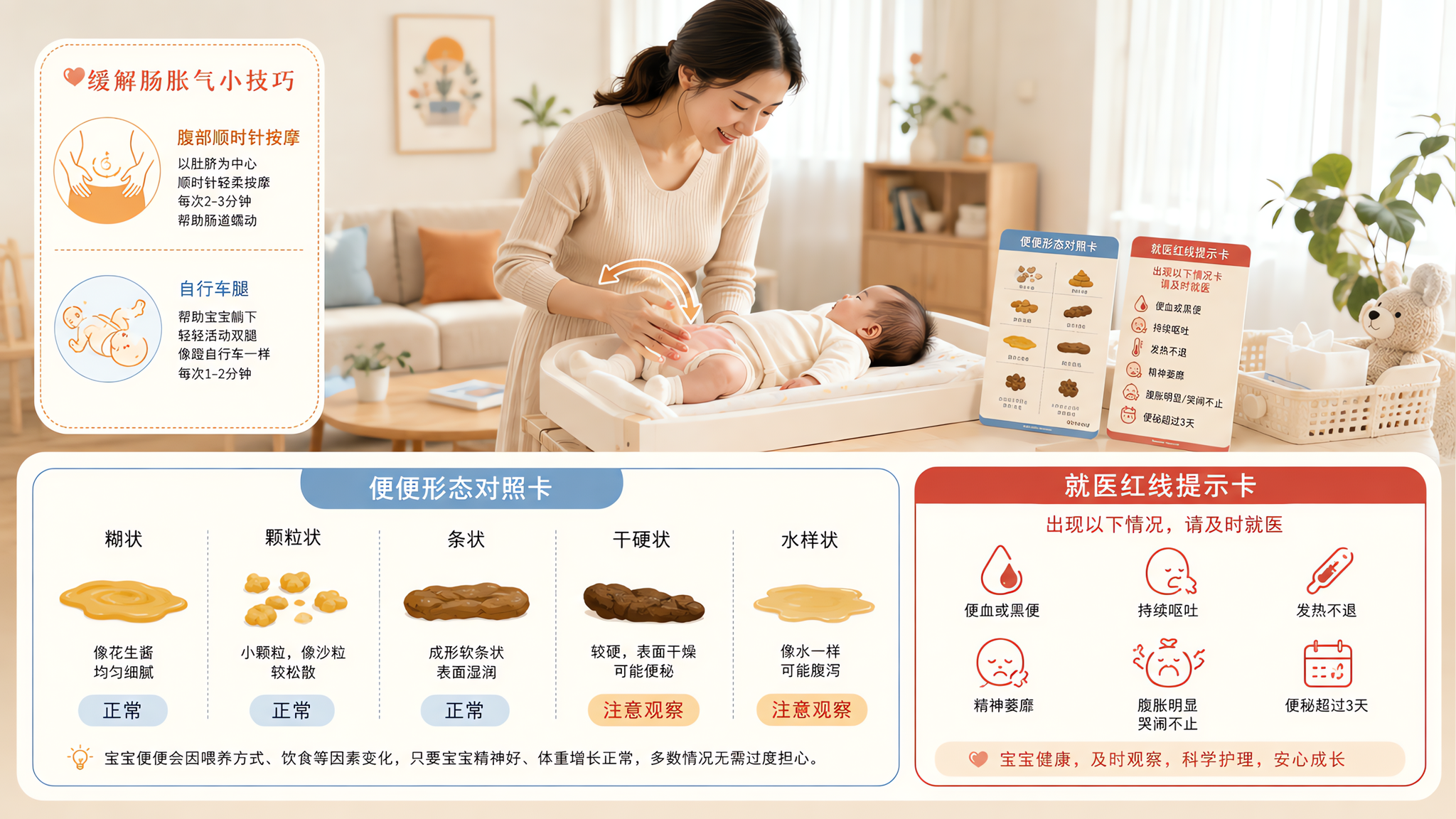 宝宝两天没拉就便秘？先看便便形态再干预（含就医红线）