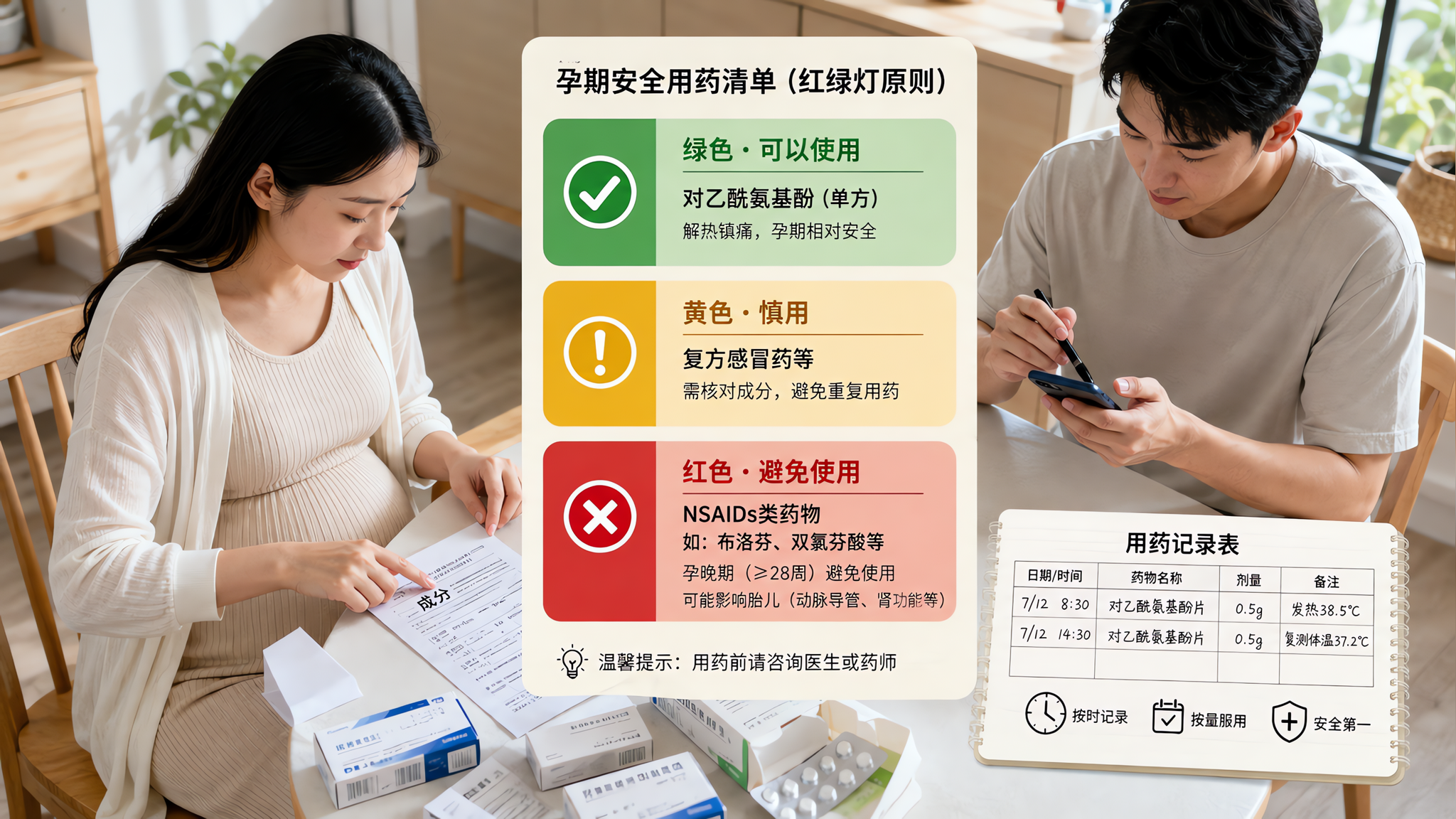 孕期疼痛别硬扛：止痛药红黑榜与避坑清单