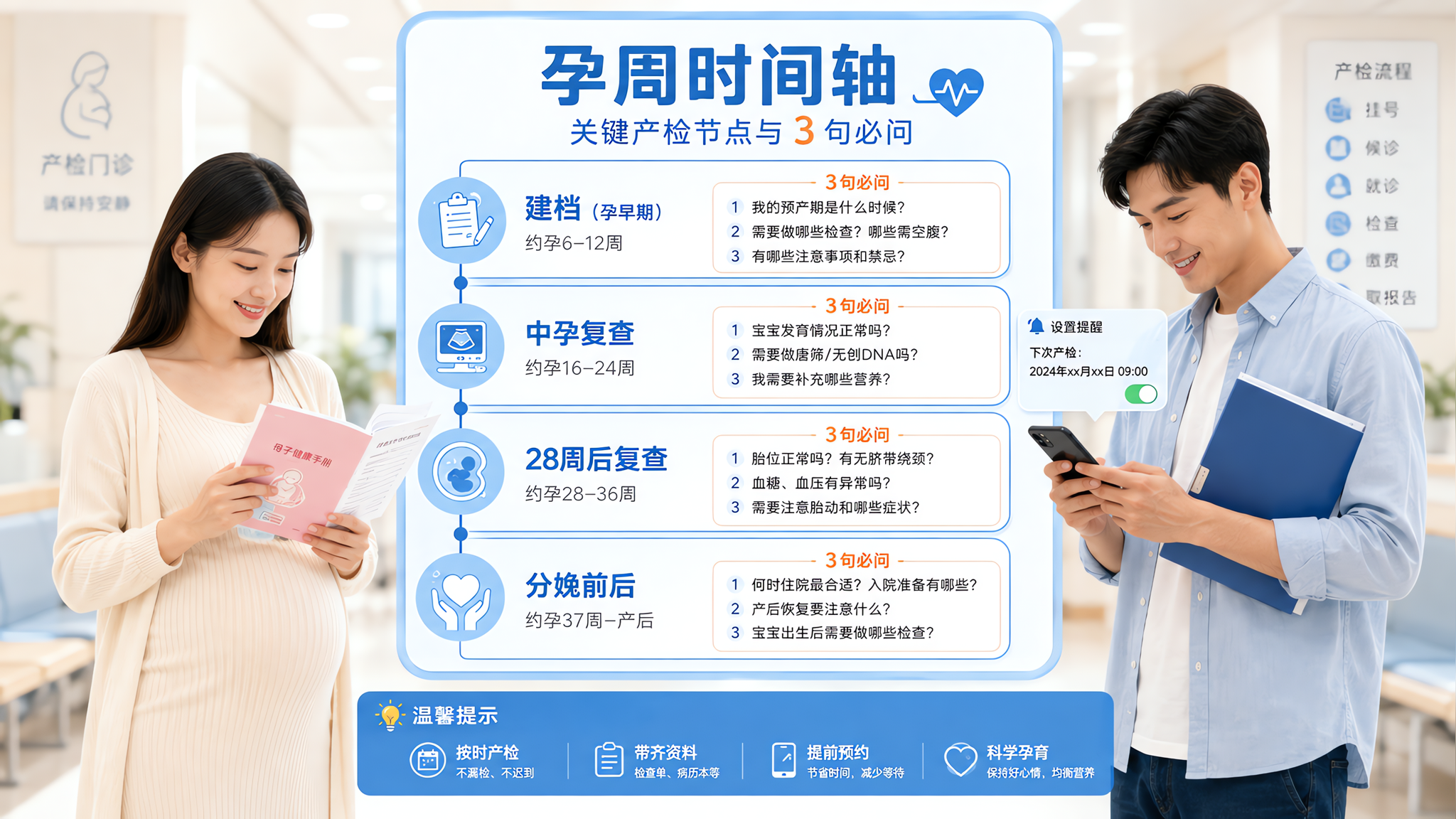 Rh阴性孕妈别慌：抗体筛查时间线和3句必问