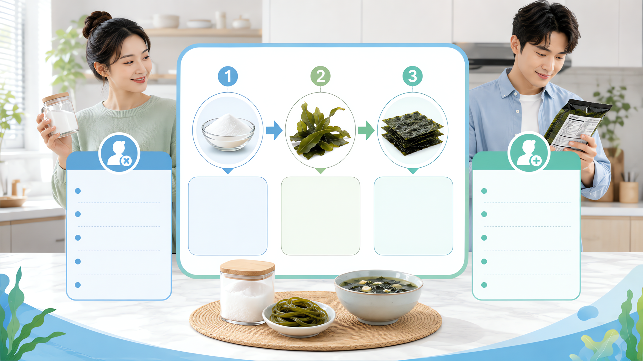 备孕吃海带紫菜会碘超标吗？记住家庭三步法